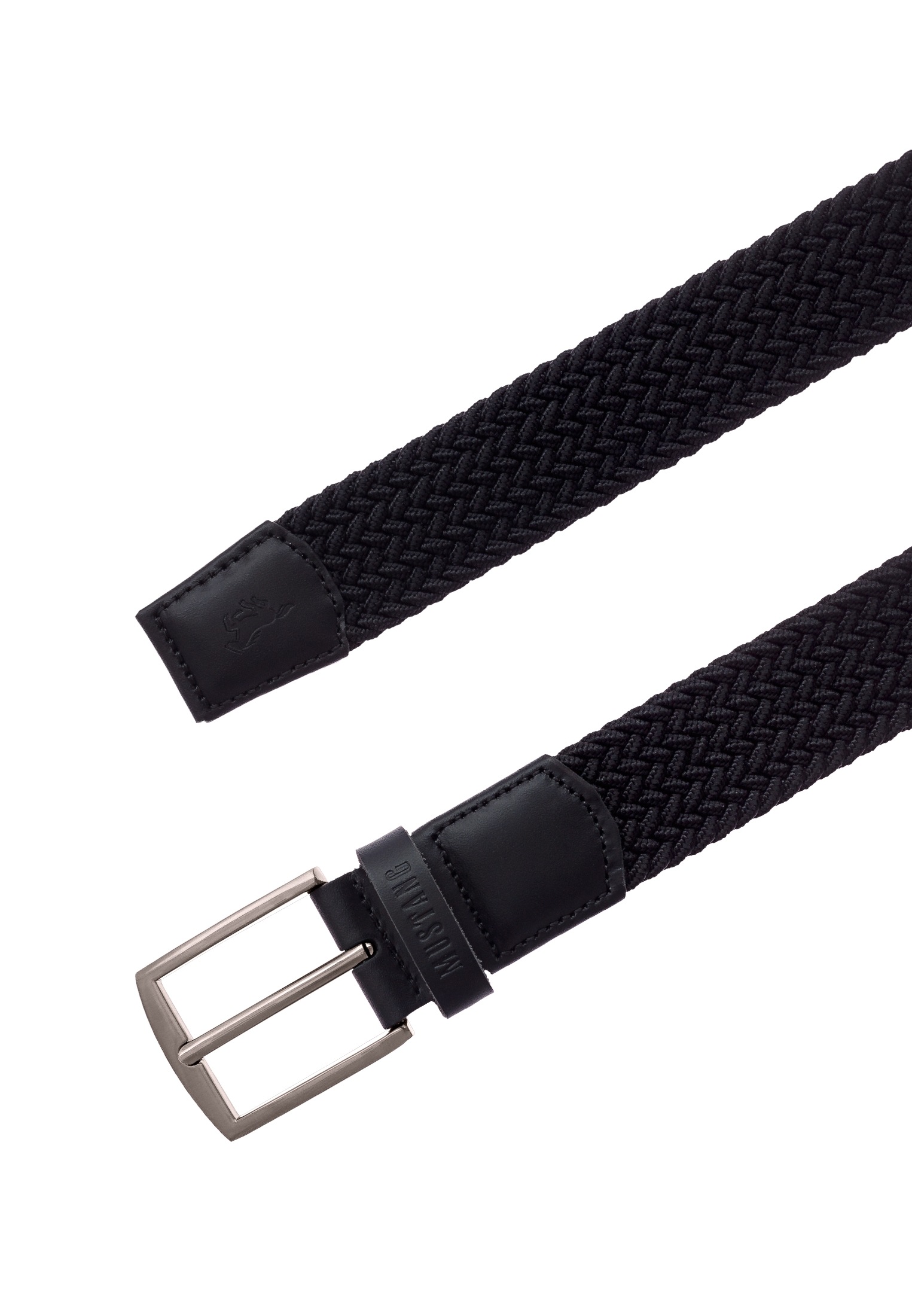 MUSTANG Ceinture stretch »"Nolan"« 3,5 cm, klassische geschwärzte Dornschliesse