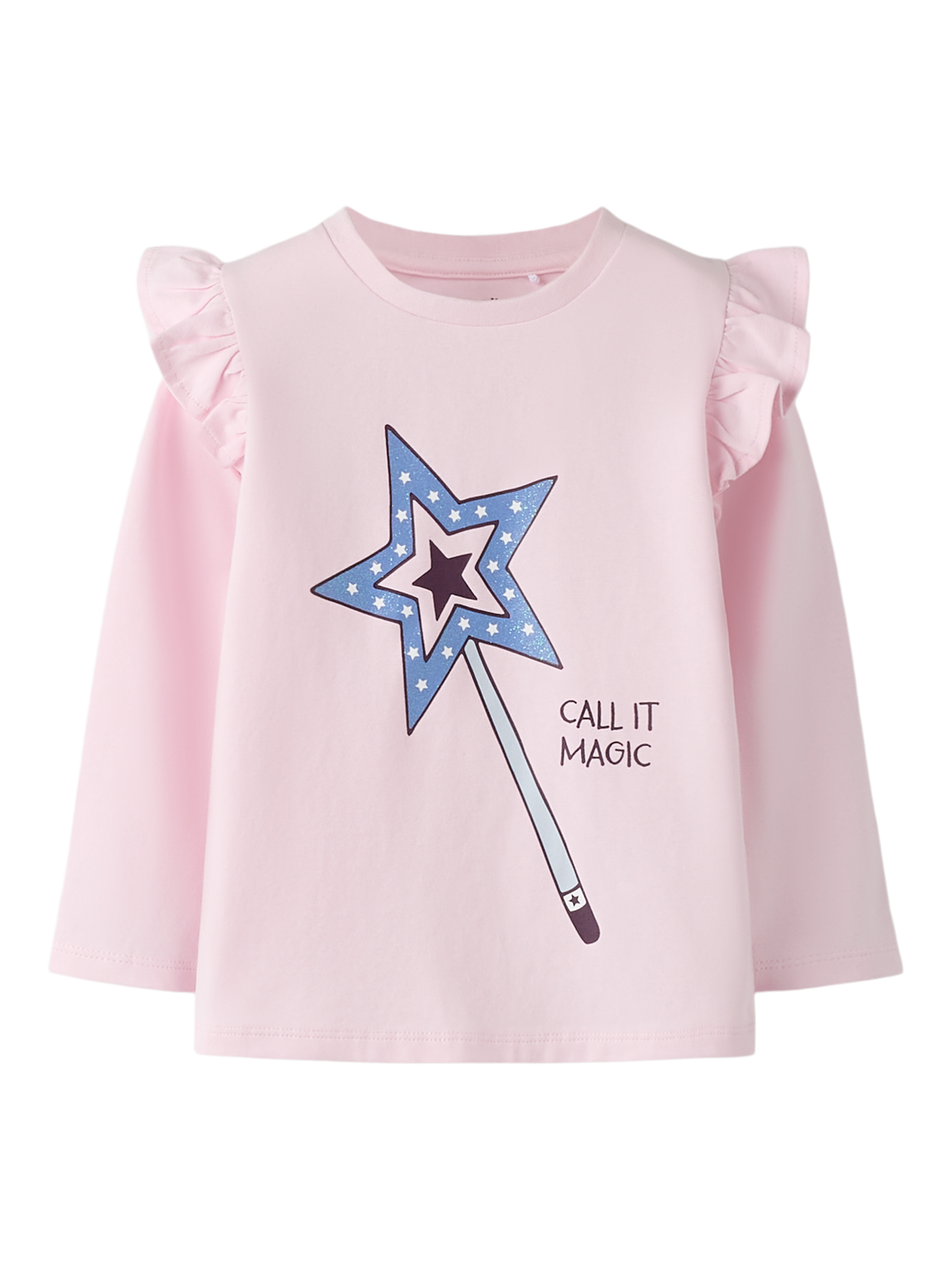 Image of Name It Langarmshirt "NMFTIKKA LS TOP BOX PB"
