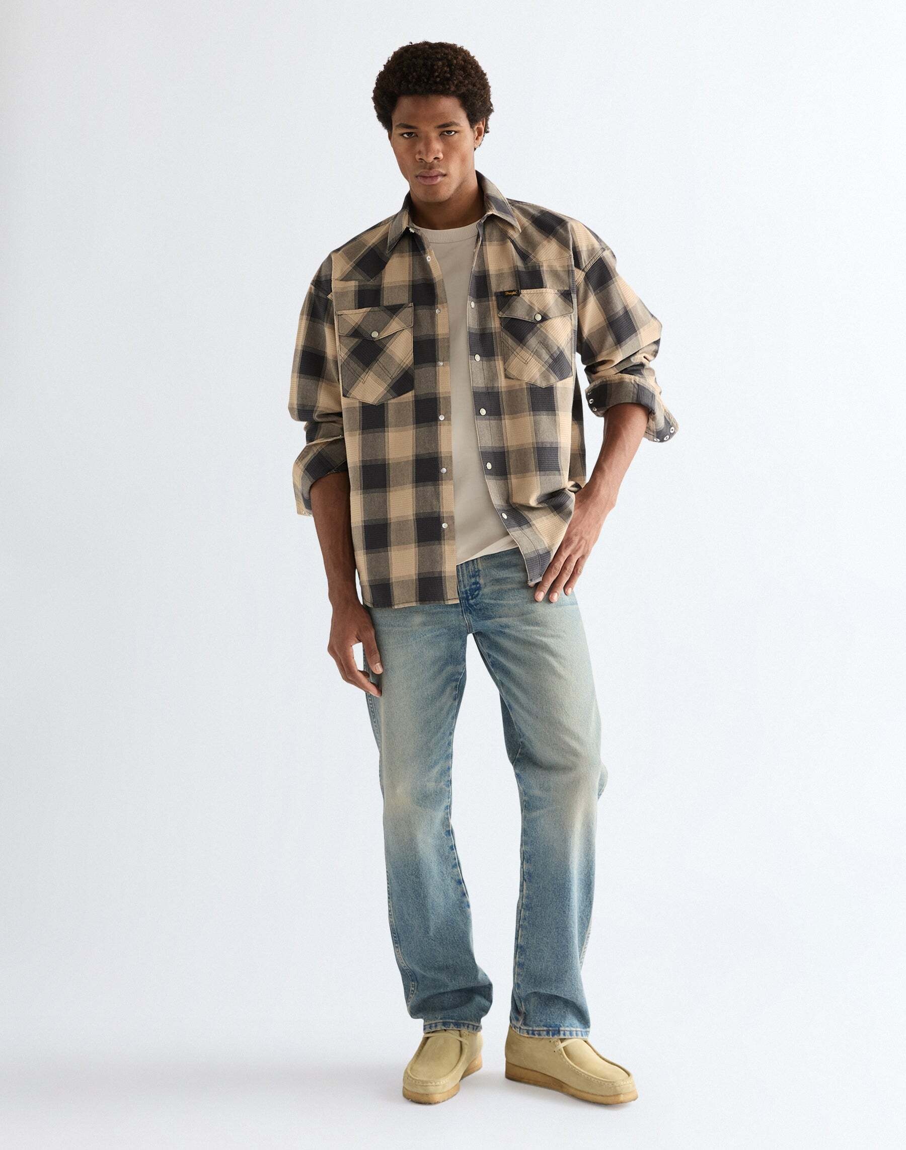 Wrangler Langarmhemd »WRANGLER Langarmhemd Western«