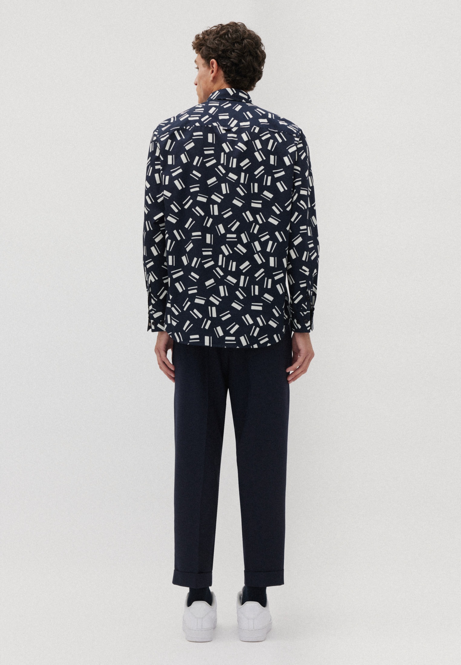 studio seidensticker Chemise d'affaires »Studio« Regular Langarm Kentkragen Druck