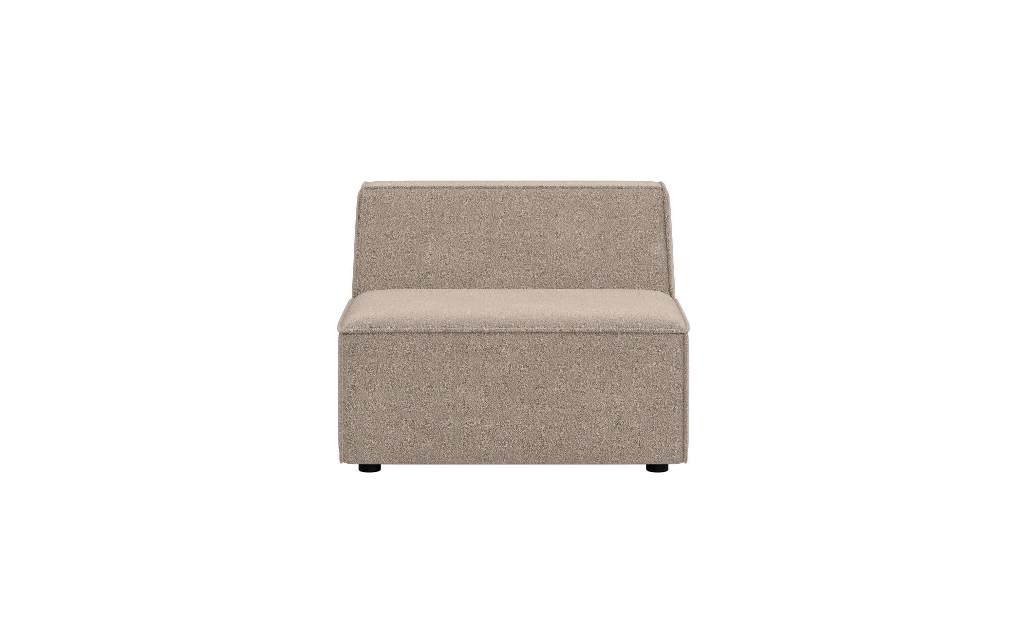 INOSIGN Sessel »Bequemer Sessel Cavan, Masse B/T/H: 90/90/72 cm«, ohne Armlehne, mit Wellenunterfederung, auch in Bouclé