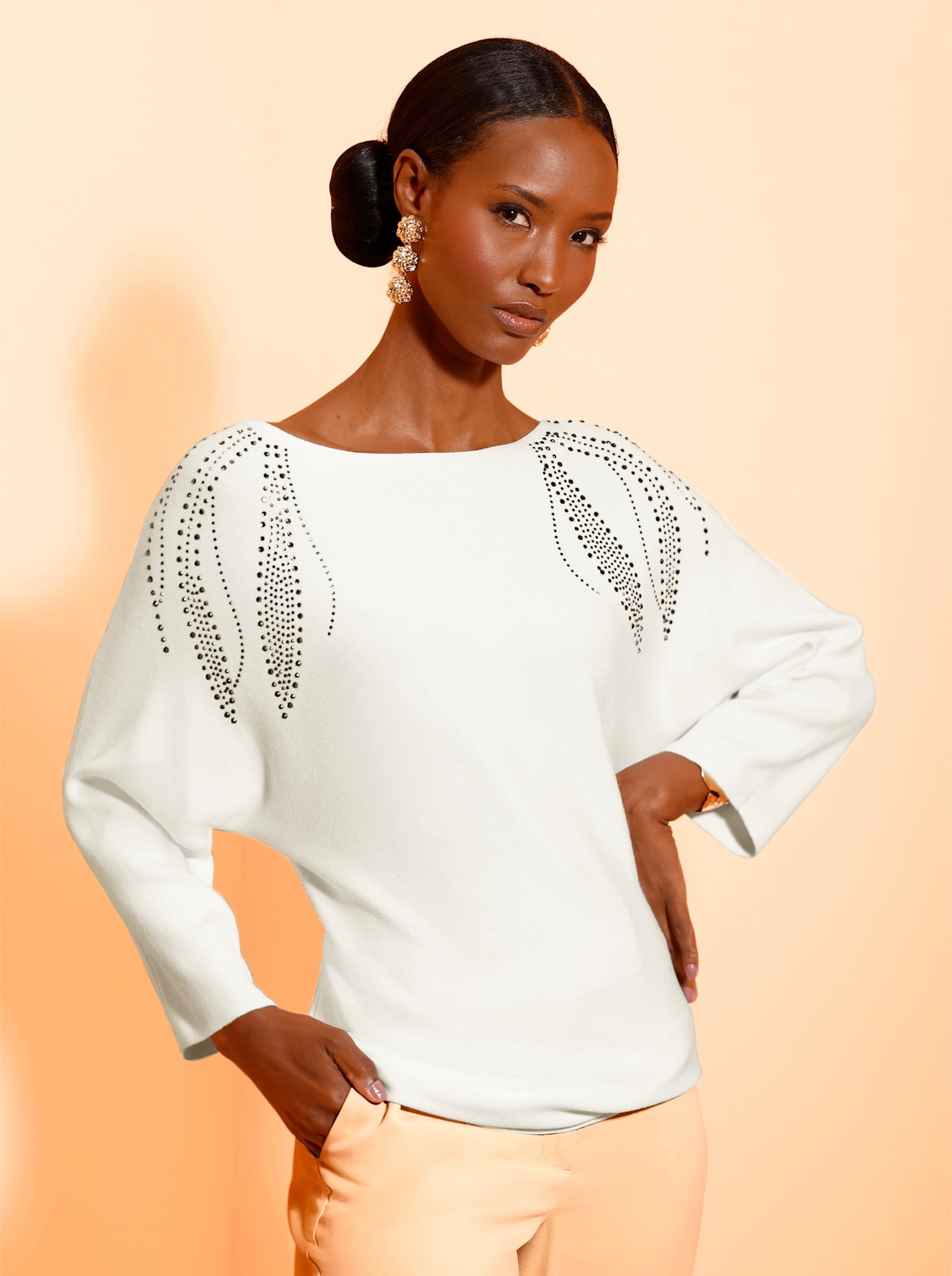 Image of creation L 3/4 Arm-Pullover "Lyocell-Viskose-Pullover"