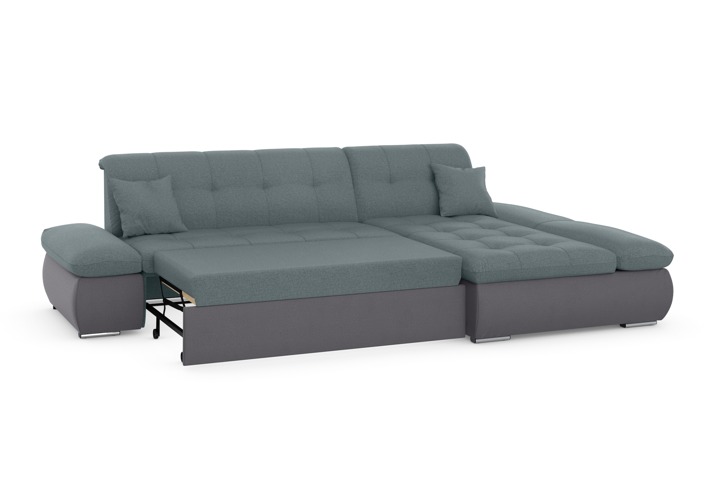 DOMO collection Ecksofa »Moric Schlafsofa B/T/H 300/172/80 cm, auch in Cord, L-Form«, XXL-Format, wahlweise auch mit Bettfunktion und Armverstellung