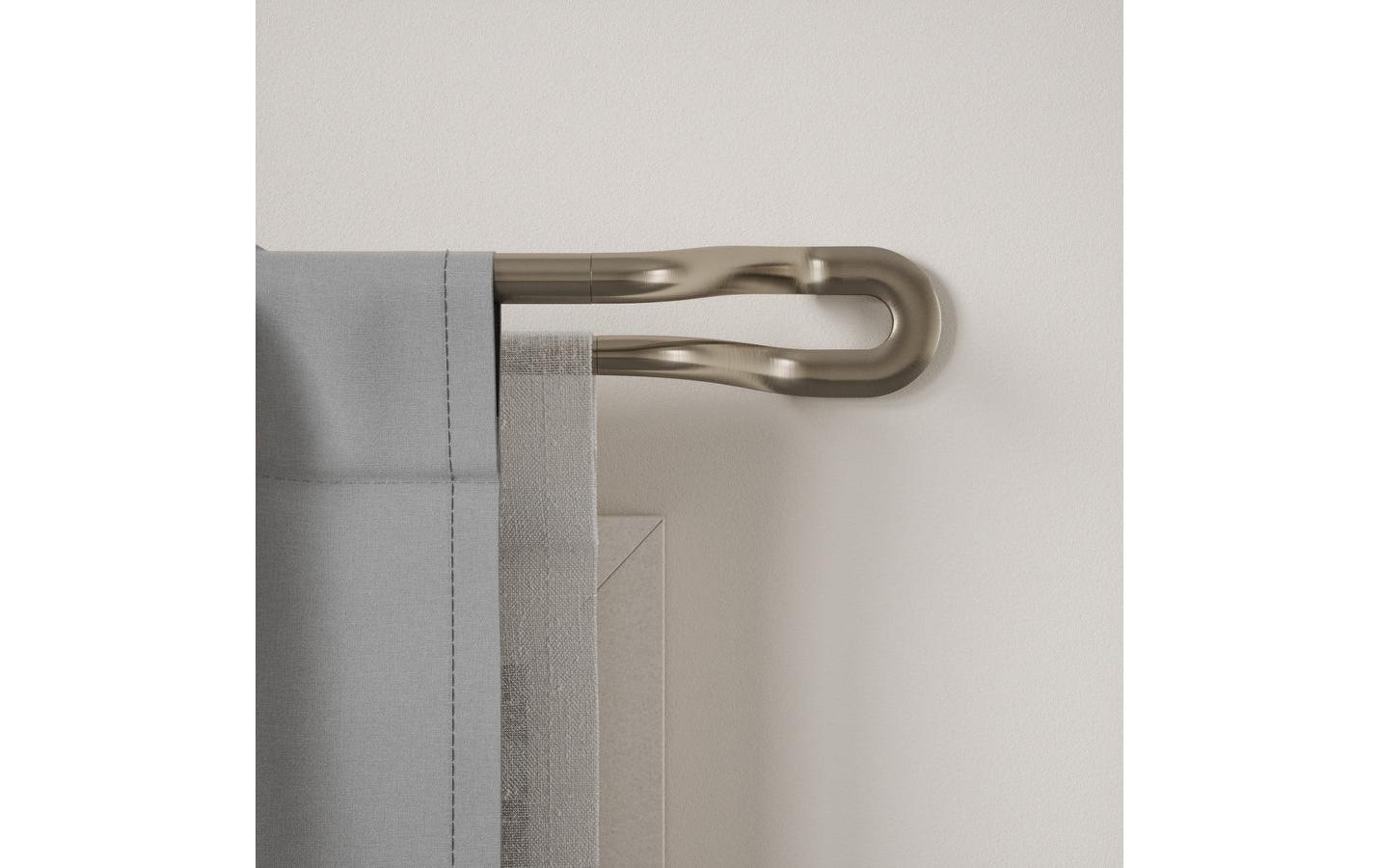 Umbra Vorhangstange »Midnight 107-305 cm Edelstahl«