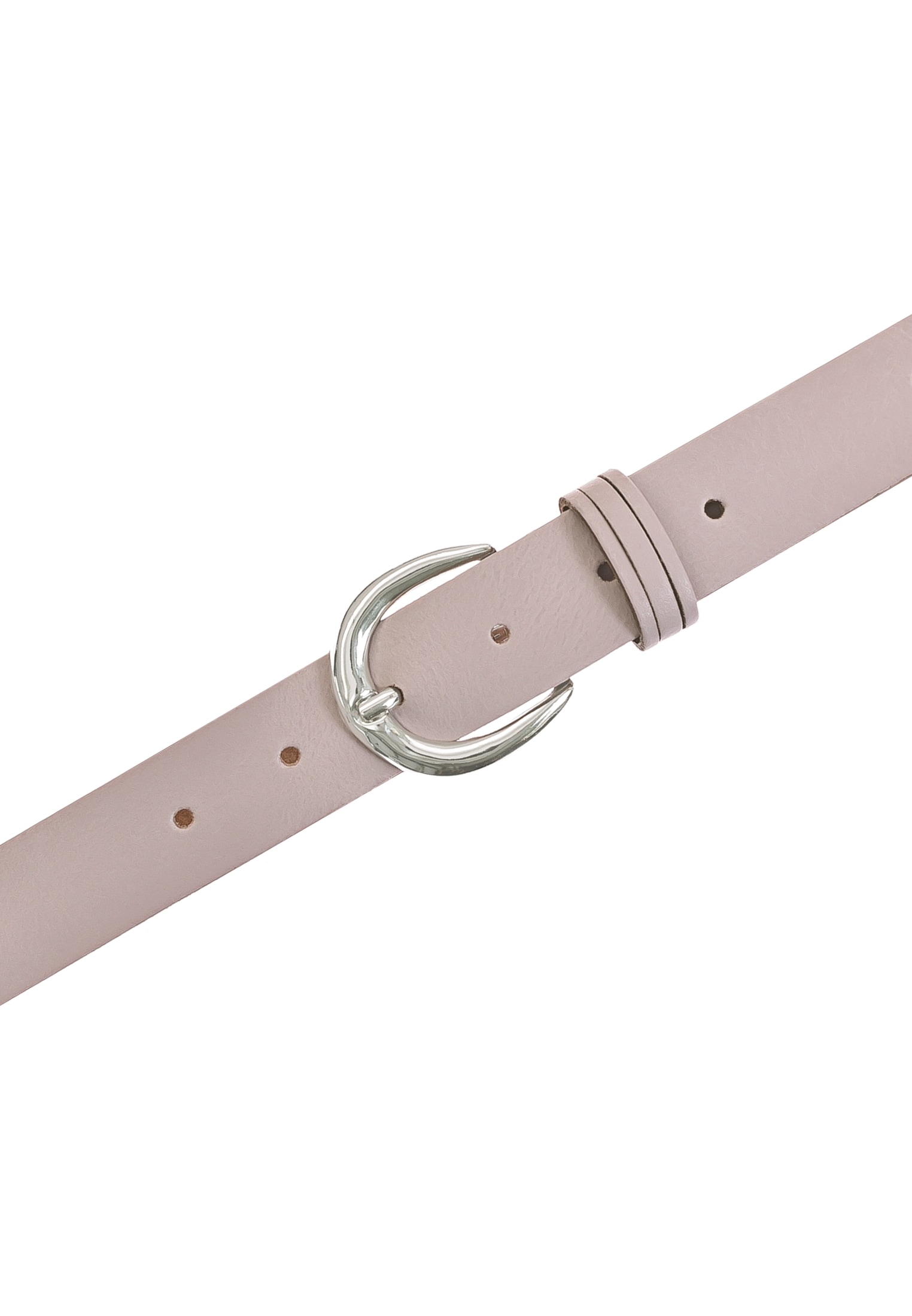 Tamaris Ceinture en cuir mit glänzender silberfarbener Schliesse
