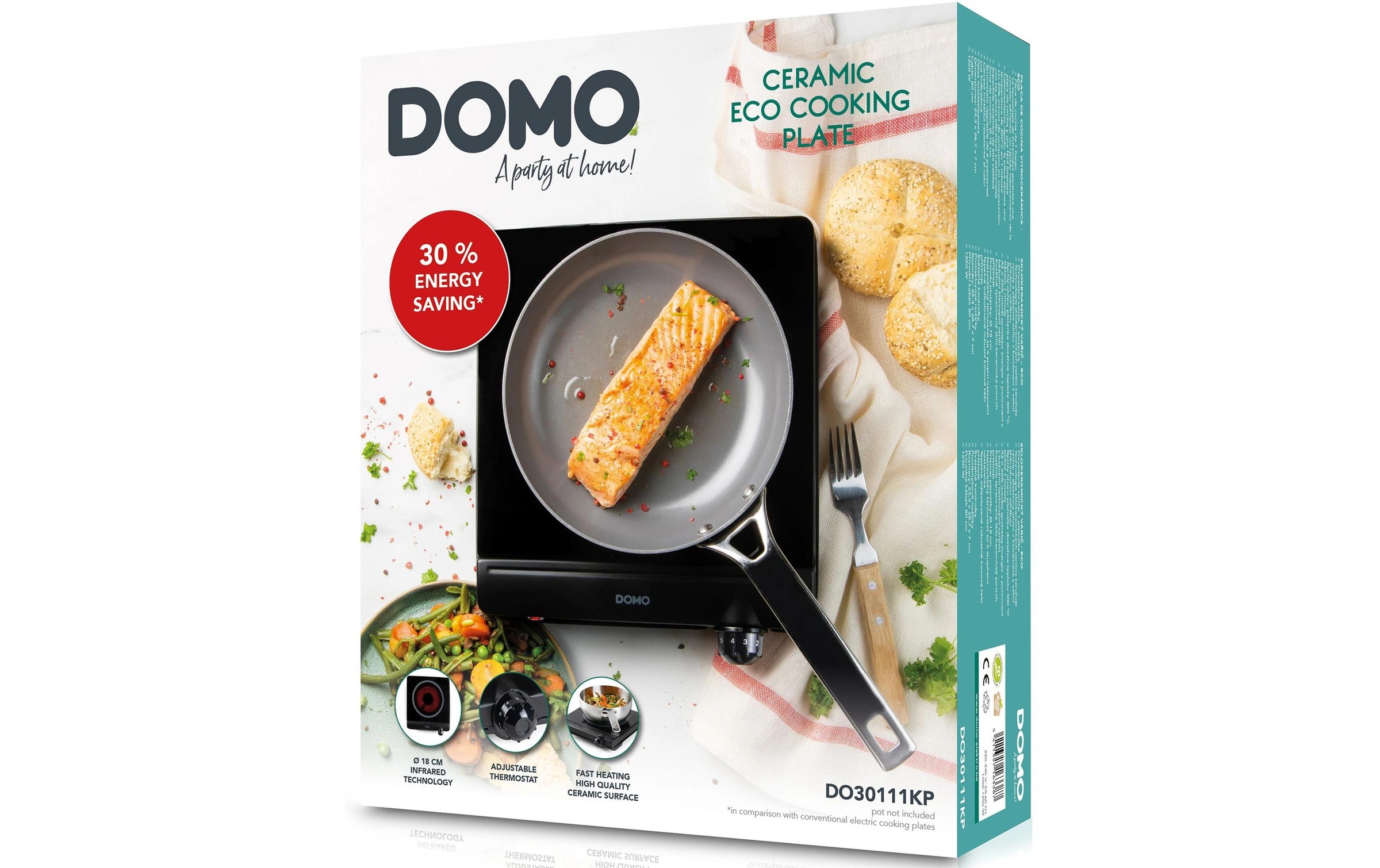 Domo Plaque de cuisson individuelle »DO30111KP 1250 W«