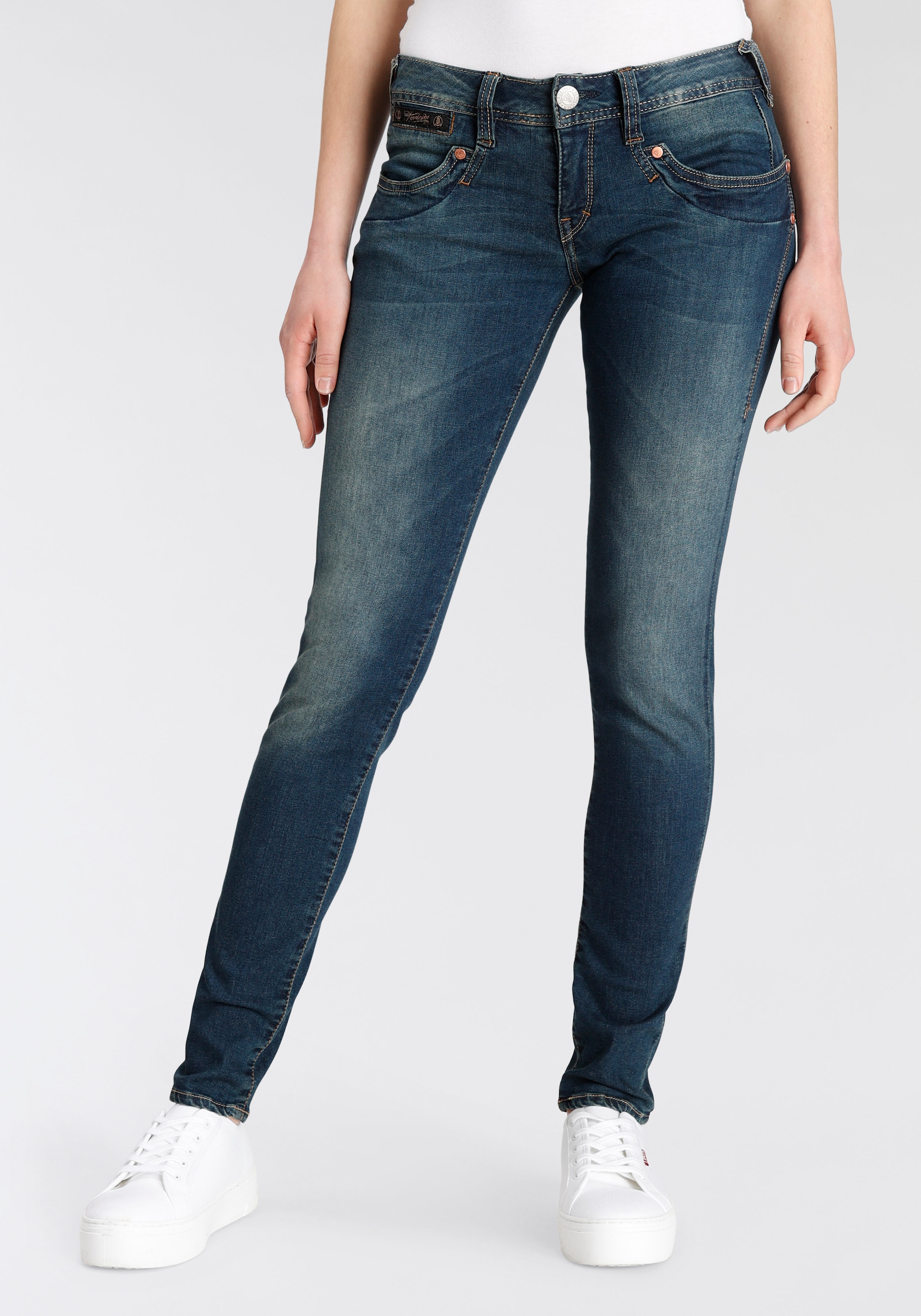 Herrlicher Röhrenjeans »Jeans Organic umweltfreundlich dank sur Piper Slim Trouver Denim«, Technology Kitotex