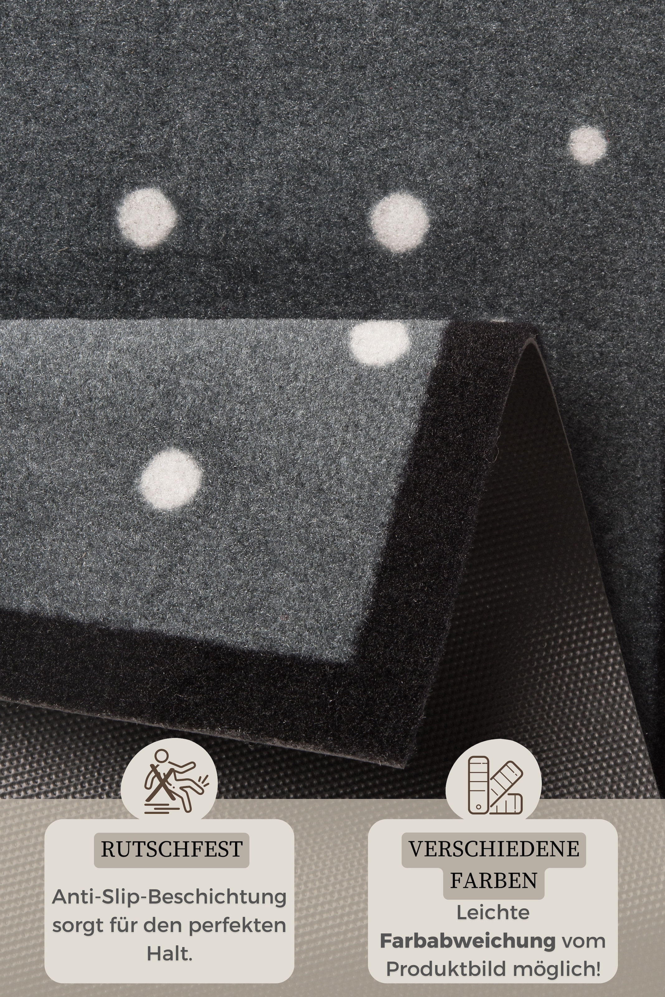 HANSE Home Tapis de sol »3 Zwerge, Türmatte« Rectangulaire 7 mm Höhe Schmutzfangmatte, Outdoor, Rutschfest, Weihnachten, Waschbar, Innen