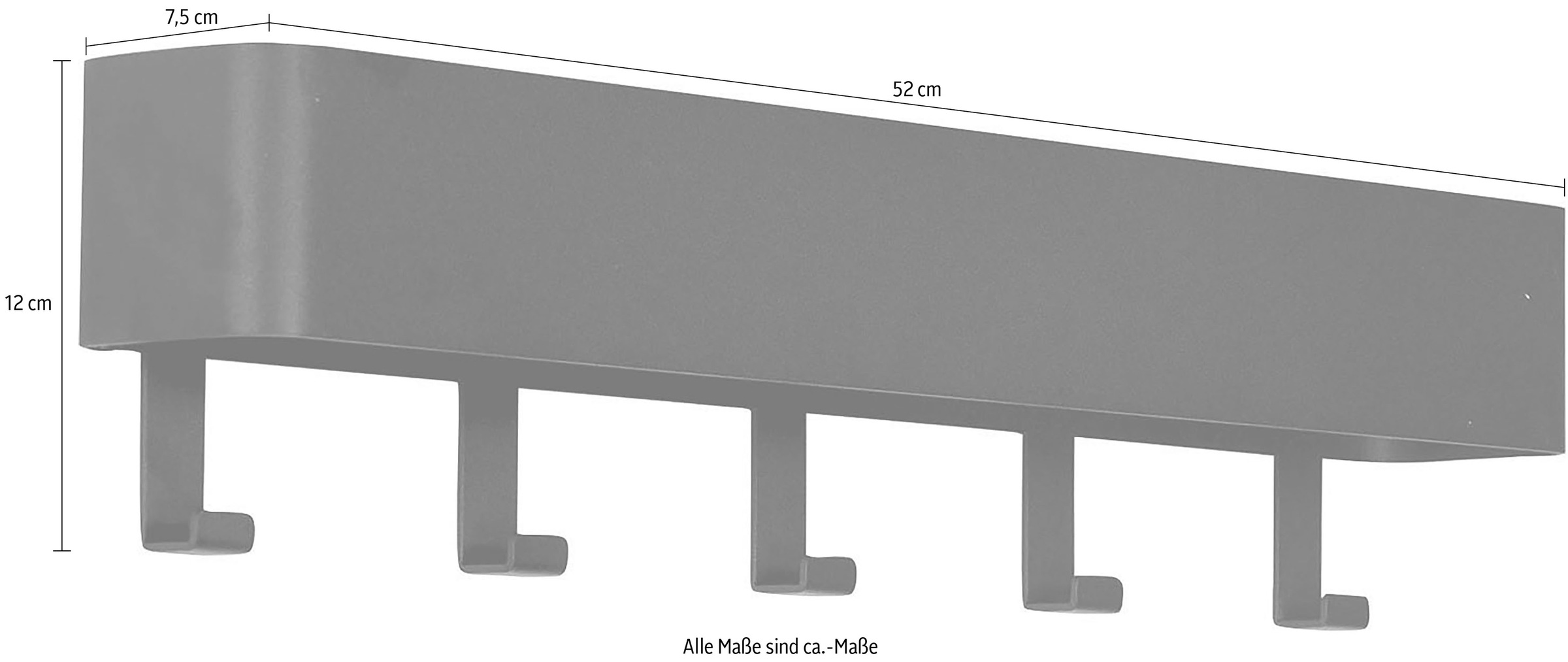 Spinder Design Garderobenhalter »Dax Play« Metall, Breite 52 cm