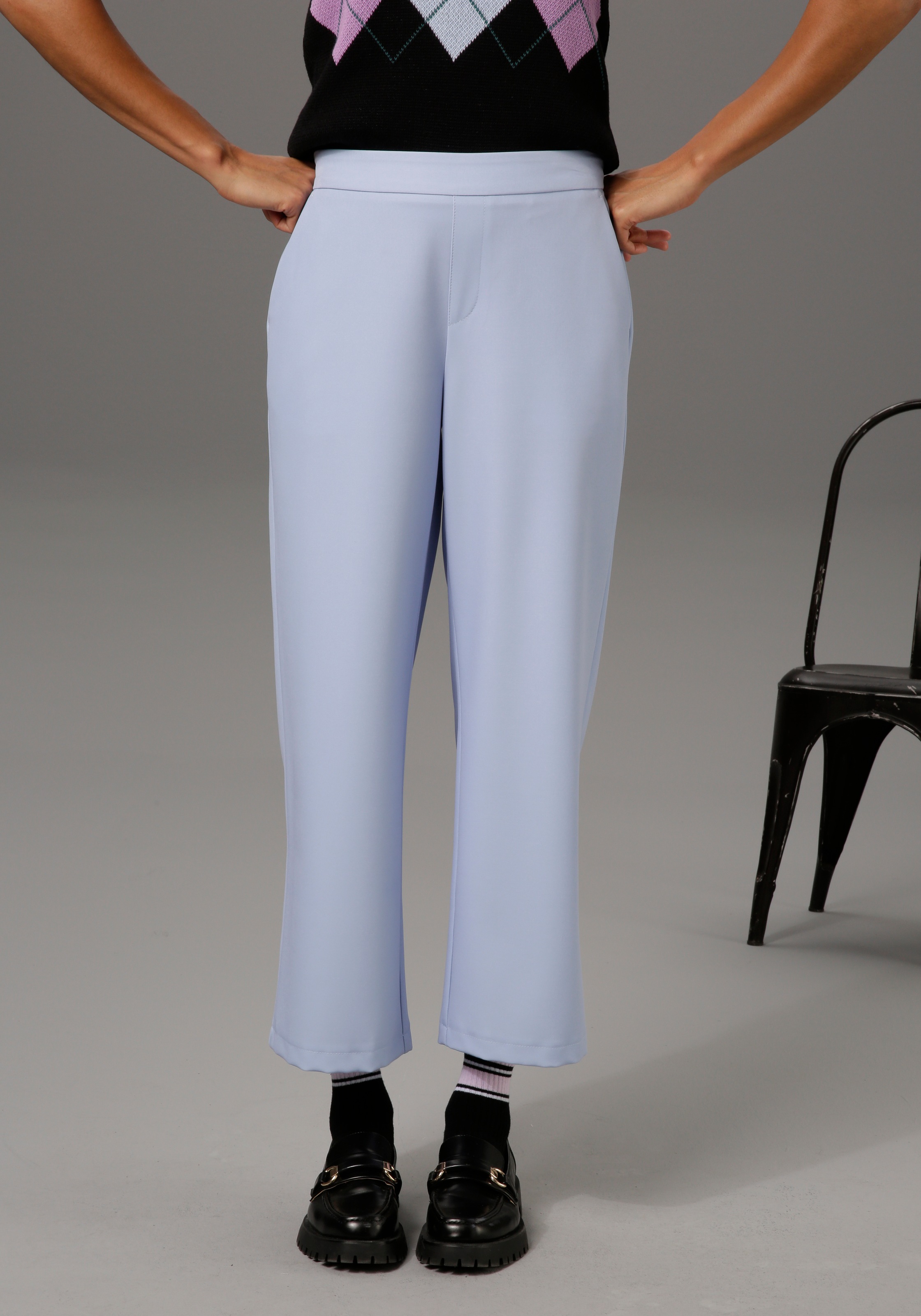 Image of Aniston CASUAL Culotte, in uni oder bedruckt - du hast die Wahl bei Ackermann Versand Schweiz