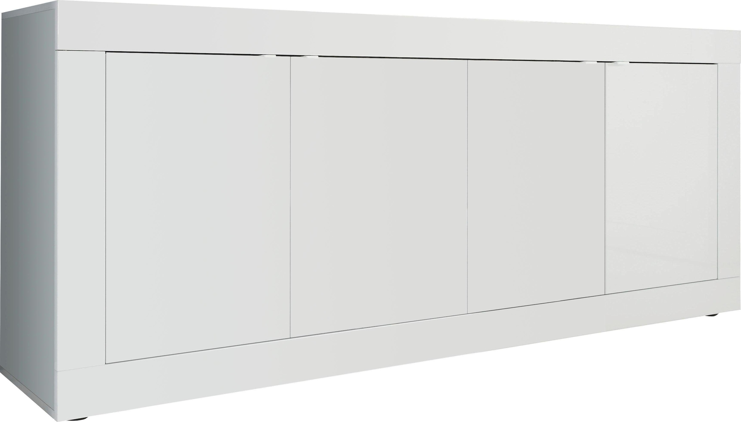 INOSIGN Sideboard »Basic Breite 207 cm, Kommode 4 Türen, Anrichte,«, Metallgriff, moderne Rahmenoptik, viel Stauraum, Farbauswahl