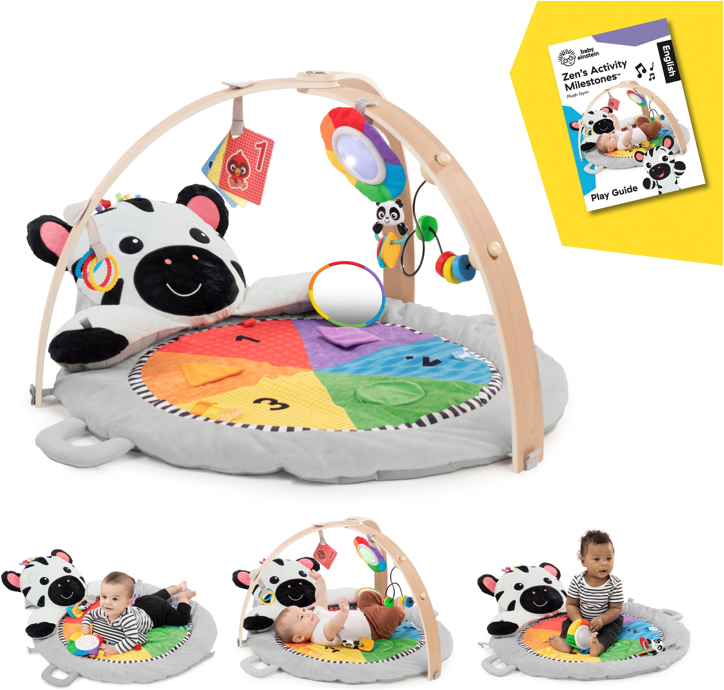 Baby Einstein Arche de jeu »Zen's Activity Milestones™ Plush Gym« mit Licht- und Sound