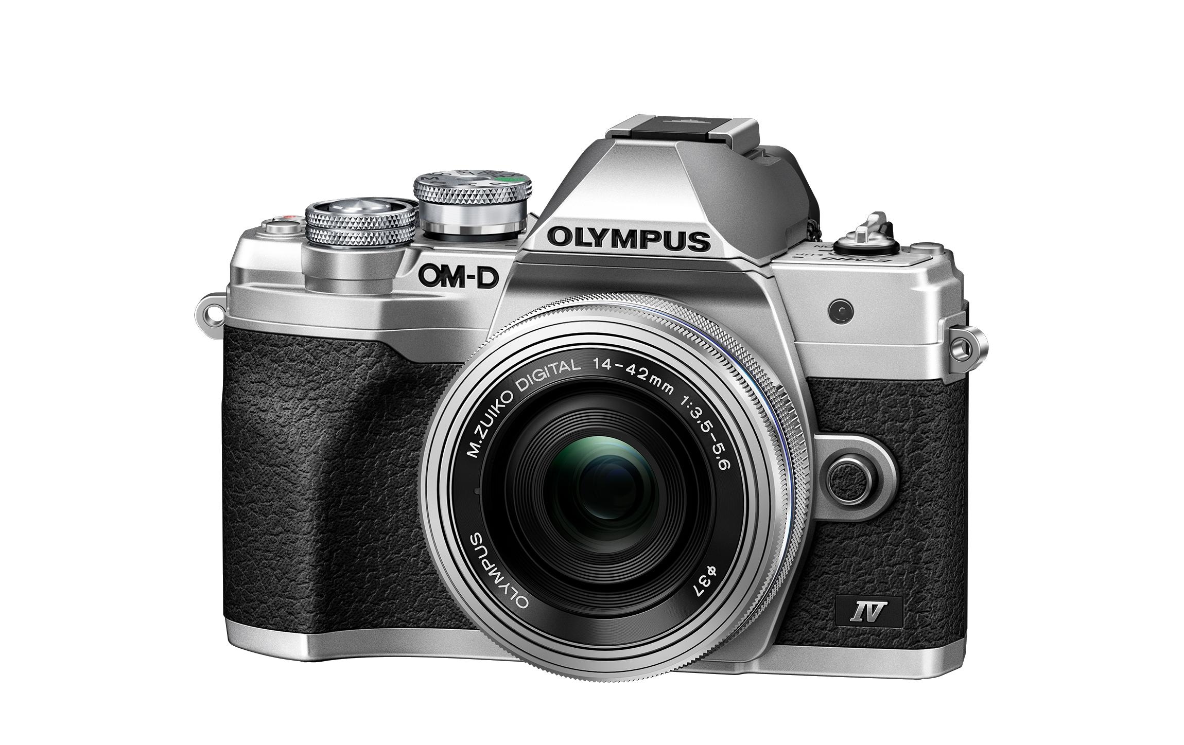 Image of Olympus Kompaktkamera "E-M10 Mark IV Kit 14-42 Silber", 20,3, WLAN (WiFi)