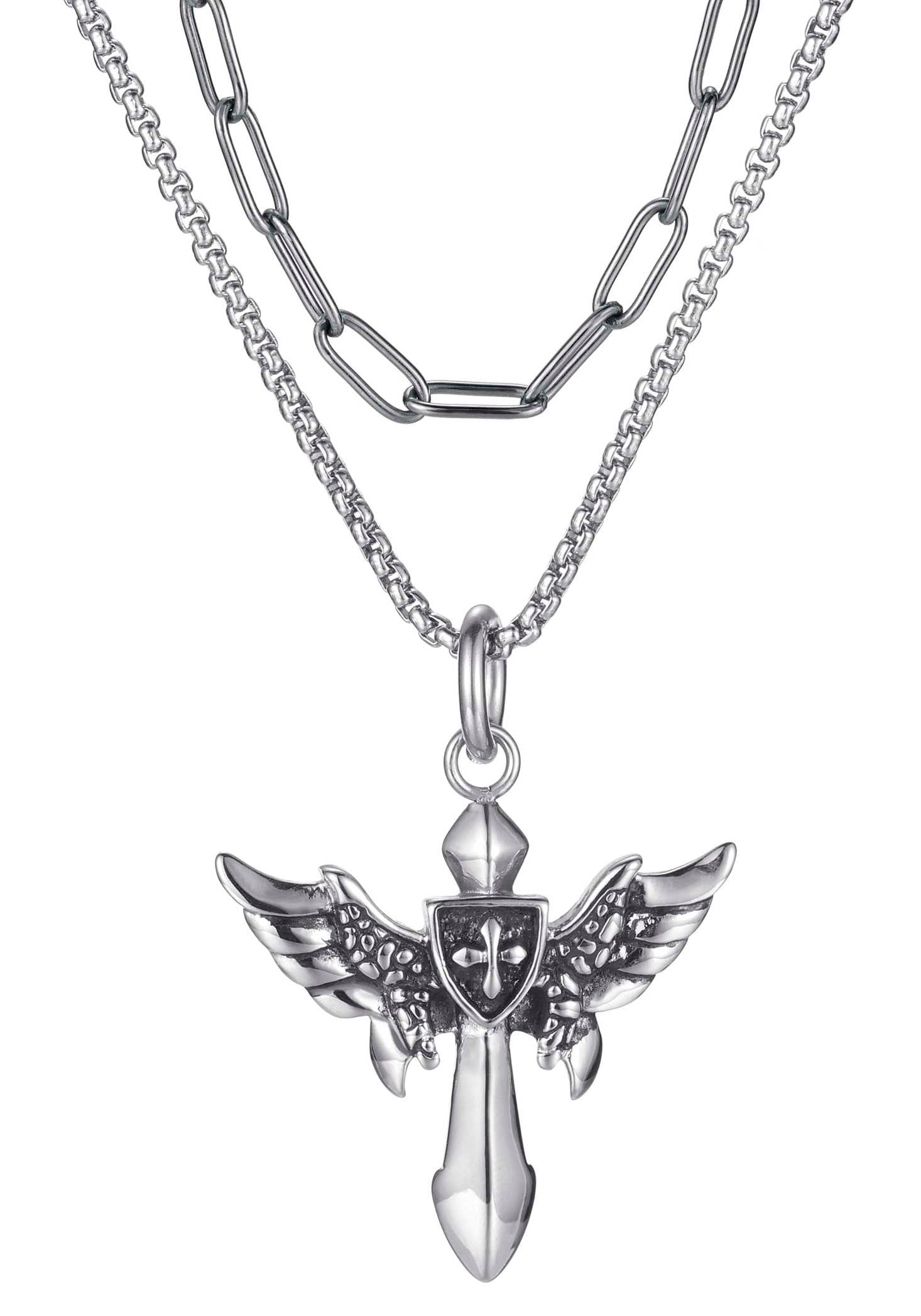 Kette mit Anhänger »Schmuck Geschenk, Wings«, (Set, 1 tlg.)