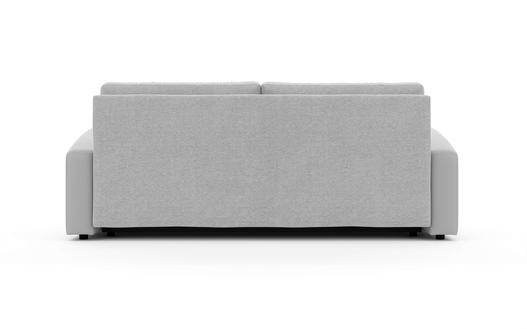 INOSIGN 3-Sitzer »JIGGS wahlweise Schlafsofa mit Bettkasten, Masse B/H/T: 228/96/110 cm«, Sofa mit Wellenunterfederung, enthält 2 Rückenkissen und 2 Zierkissen