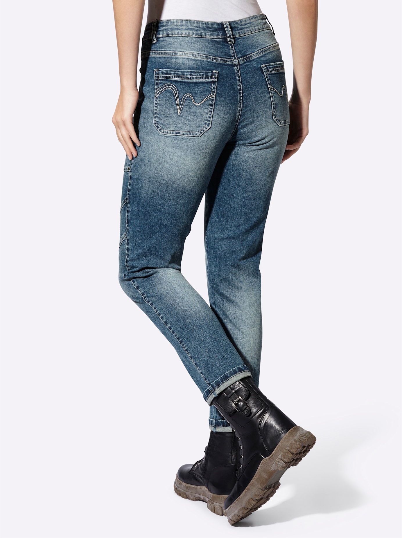 heine Boyfriend-Jeans, (1 tlg.)
