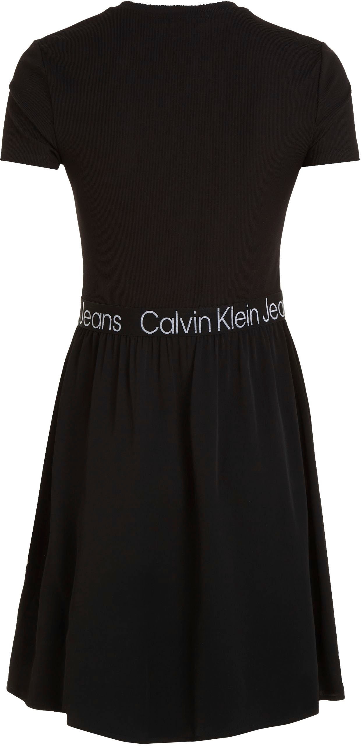 Calvin auf im Klein ♕ 2-in-1-Kleid, Materialmix Jeans versandkostenfrei