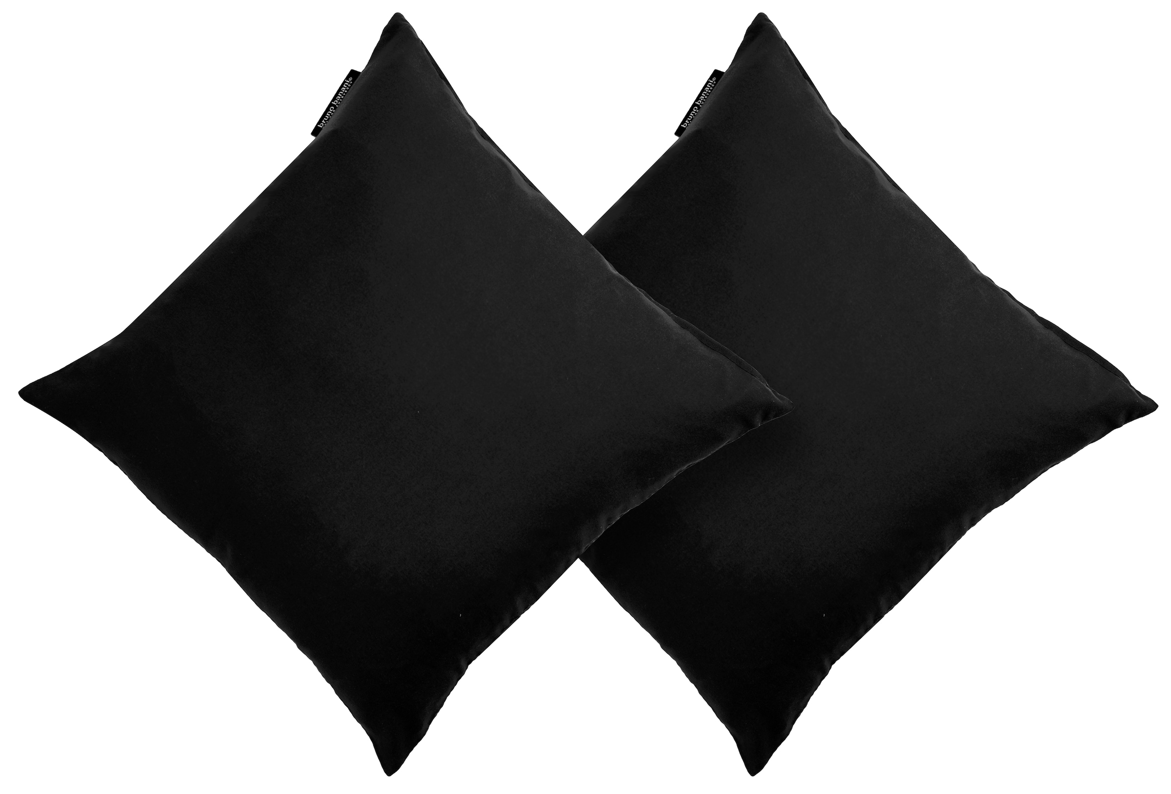 GOODproduct Dekokissen »Raja« einfarbig, Kissenhüllen ohne Füllung , 40 x 40 cm, 2er-Set, Mikrofaser