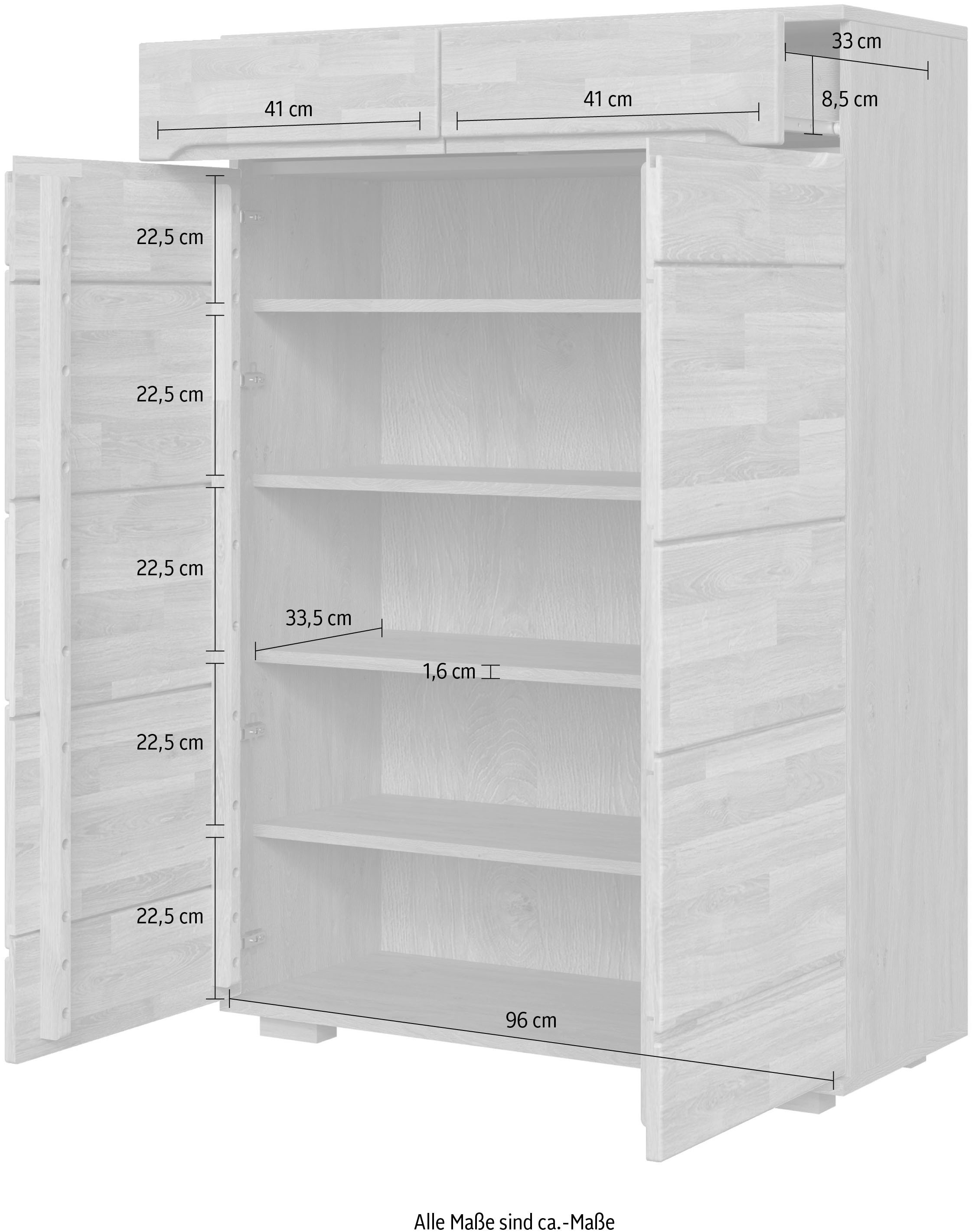 Home affaire Garderoben-Set 3 Stk. tlg.