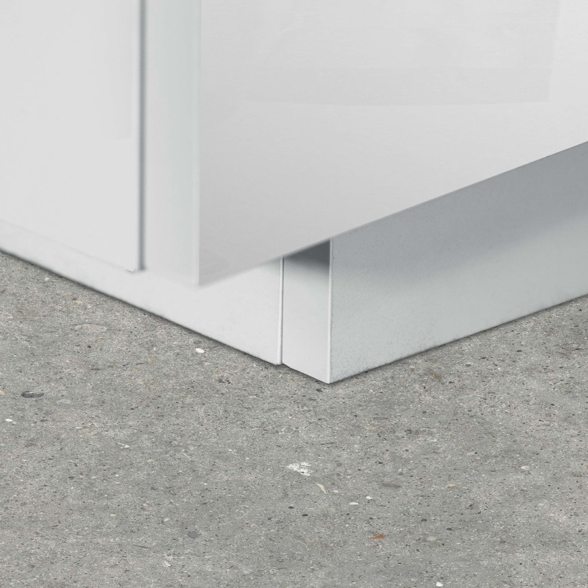 welltime Armoire sous lavabo »Vela,Breite 60cm, 2 Türen, 2 Fächer, mit Siphonausschnitt, lackiert« 1 cuis tlg. meuble sous-lavabo, plan vasque, design avec portes inclinées