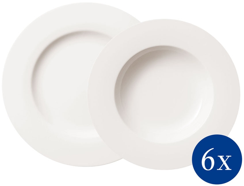 Image of Villeroy & Boch Tafelservice »Twist White«, (Set, 12 tlg.), puristisch, elegant, Premium-Qualität bei Ackermann Versand Schweiz