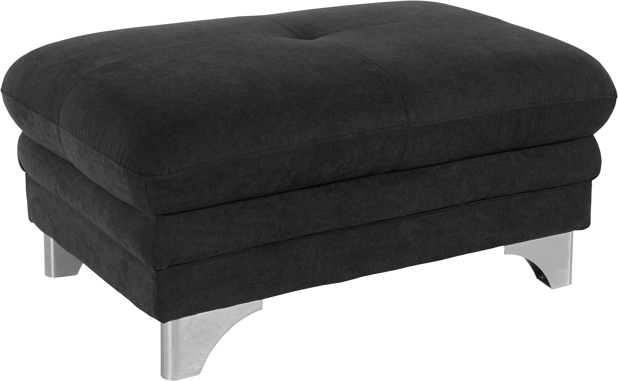 COTTA Polstergarnitur »Enterprise«, (Set), Set bestehend aus: 2-Sitzer mit Kopfteilverstellung & Hocker