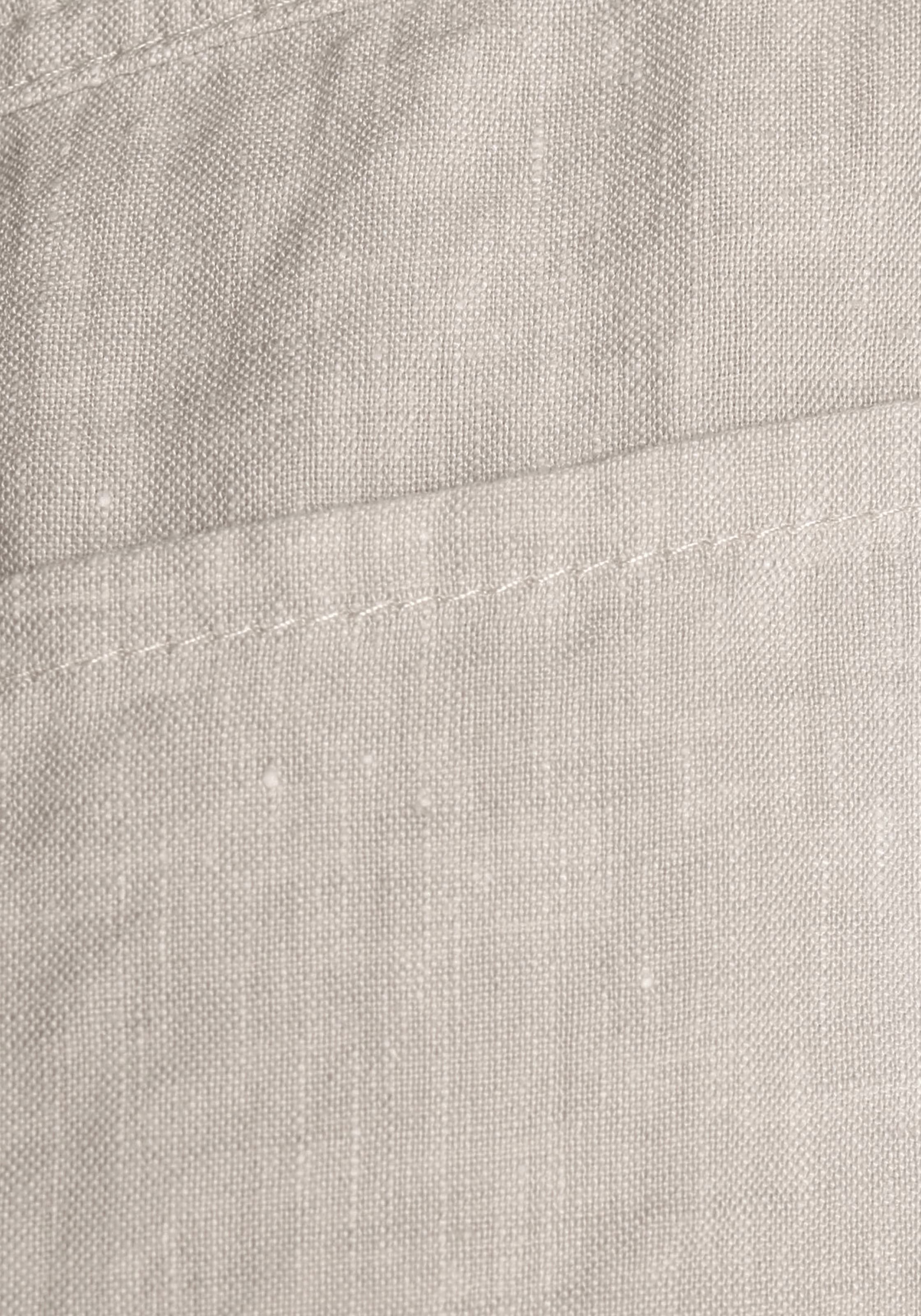 MAC Leinenhose »NORA cropped«, temperaturausgleichend und angenehm auf der Haut