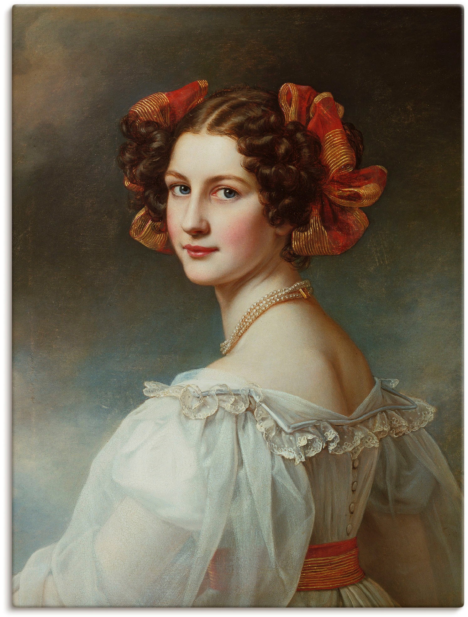 Image of Artland Wandbild »Auguste Hilber, geb.Strobl«, Frau, (1 St.), in vielen Grössen & Produktarten -Leinwandbild, Poster, Wandaufkleber / Wandtattoo auch für Badezimmer geeignet bei Ackermann Versand Schweiz
