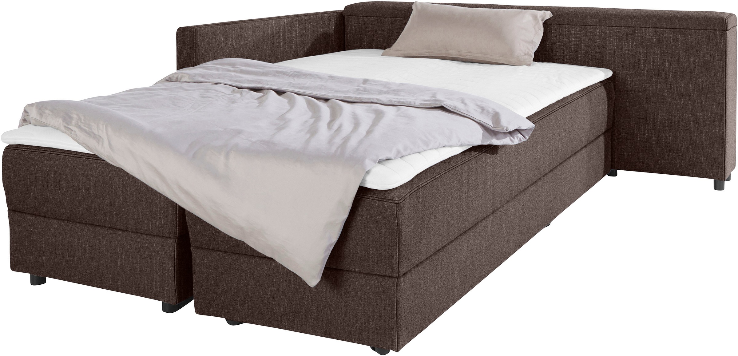 LOOKS by Wolfgang Joop Ecksofa »LooksIII L-Form« durch Drehfunktion zum Bett wandelbar, inklusive Staufach
