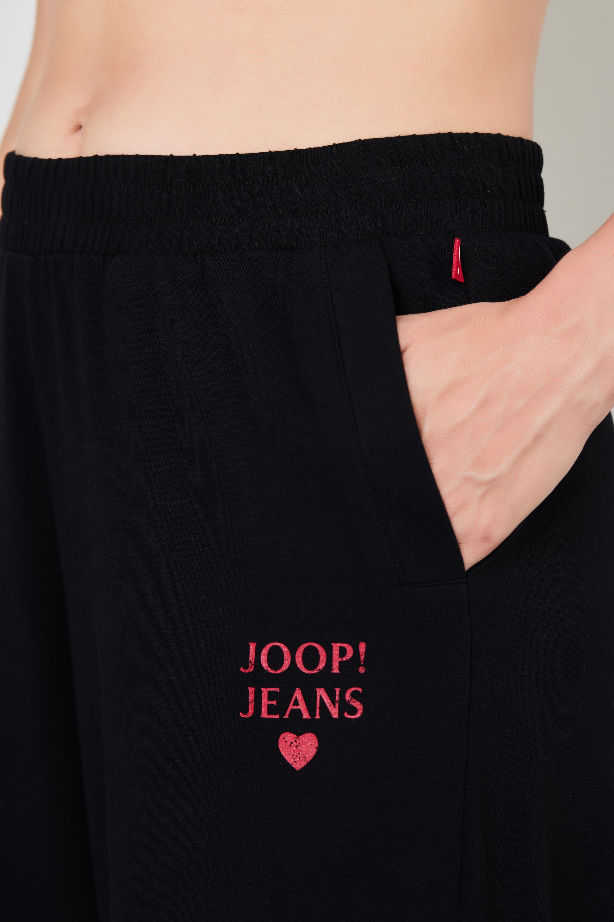 JOOP! Jeans Pyjamahose »After Dark (JOOP! Jeans)«  elastischer Bund, Cotton-Mix, weites Bein, Logo-Print, Taschen