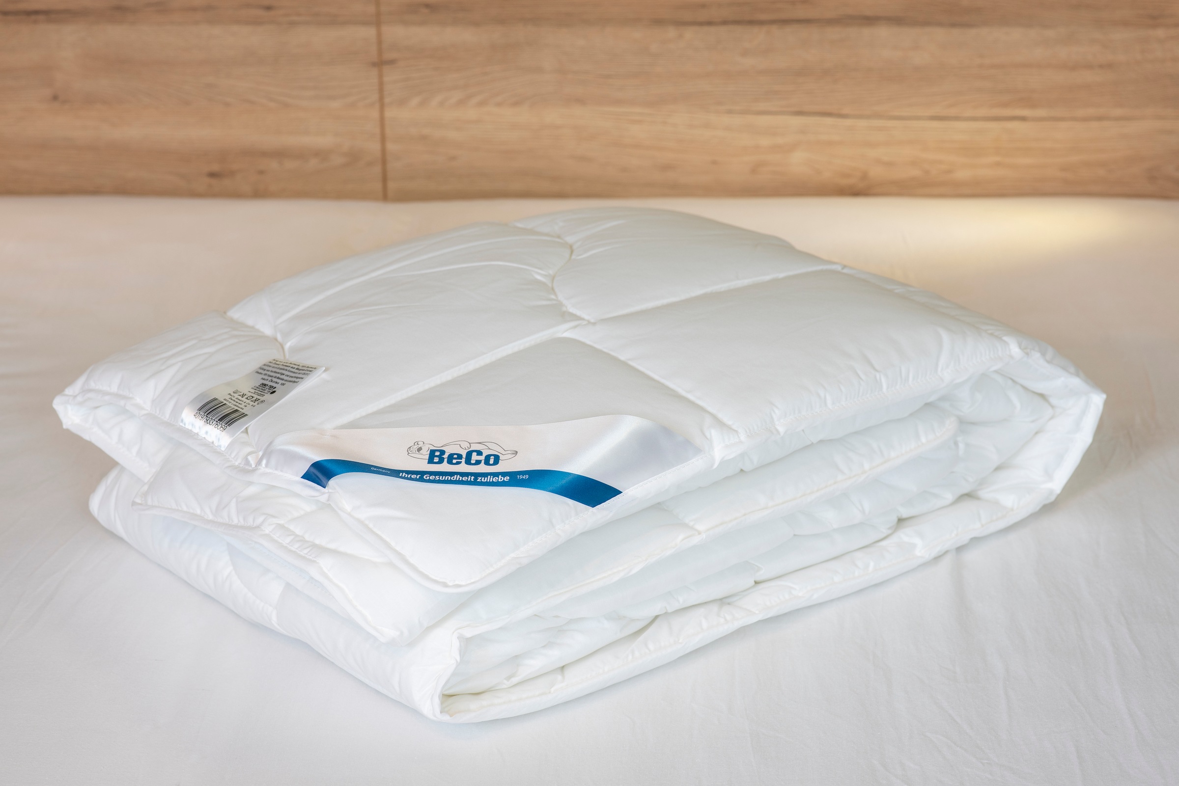 Beco Microfaserbettdecke "BeCo Medibett MF50 Made in Green 135x200 cm und weitere Größen" normal Füllung Polyester Bezug Baumwolle 1 Stk. tlg. Made in EU, allergiker geeignet (Hausstauballergiker)