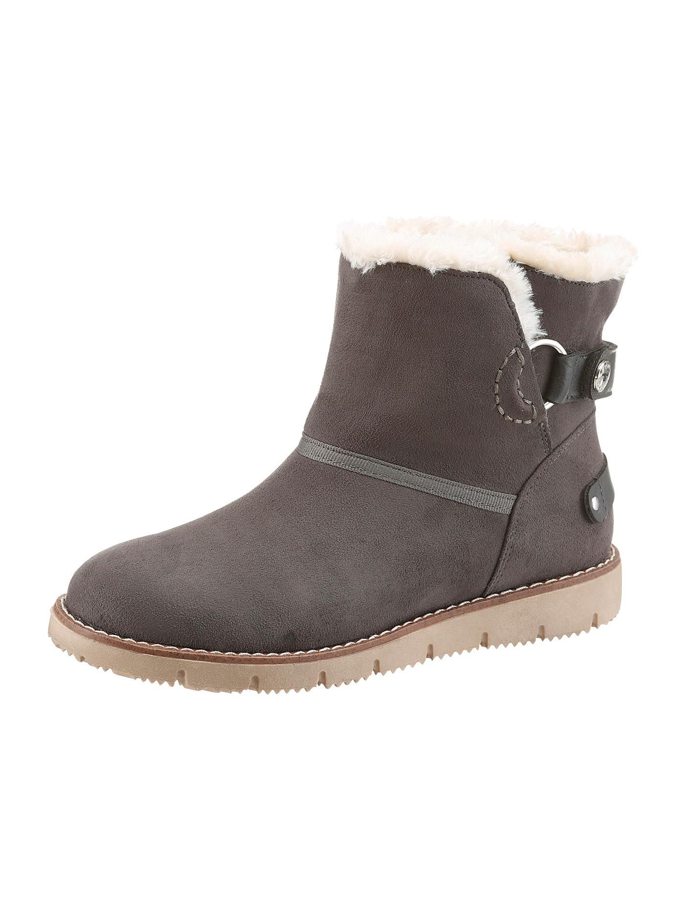 Stiefelette mit dekorativer Zierschnalle