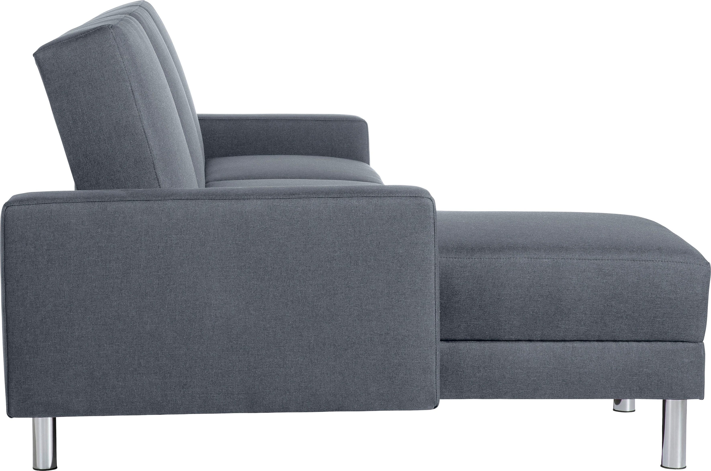 Max Winzer® Schlafsofa »Just Fresh«, mit Rückenverstellung, inklusive Stauraumhocker
