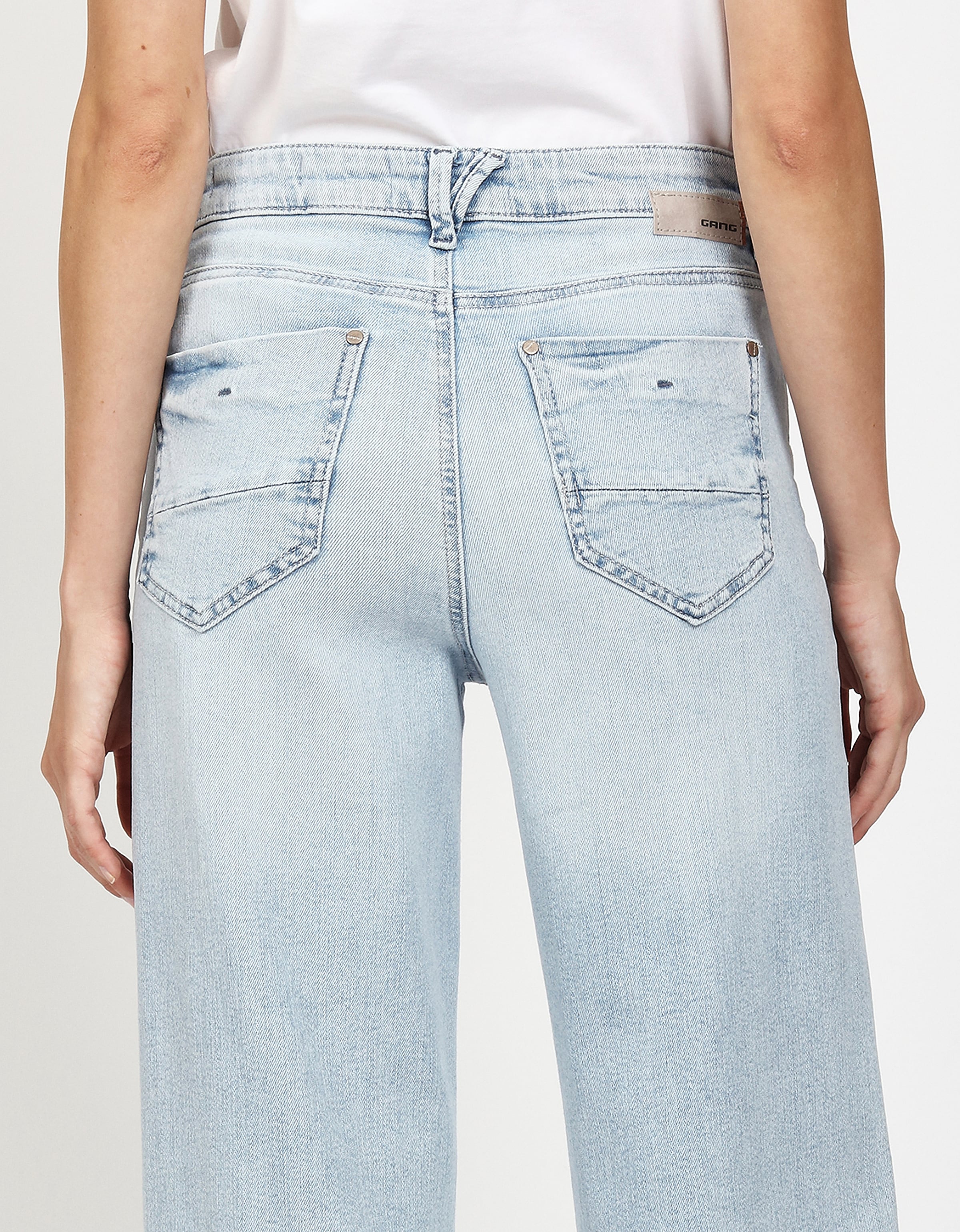GANG Straight-Jeans »94CARLOTTA LONG« Wide Leg im 5-Pocket-Stil