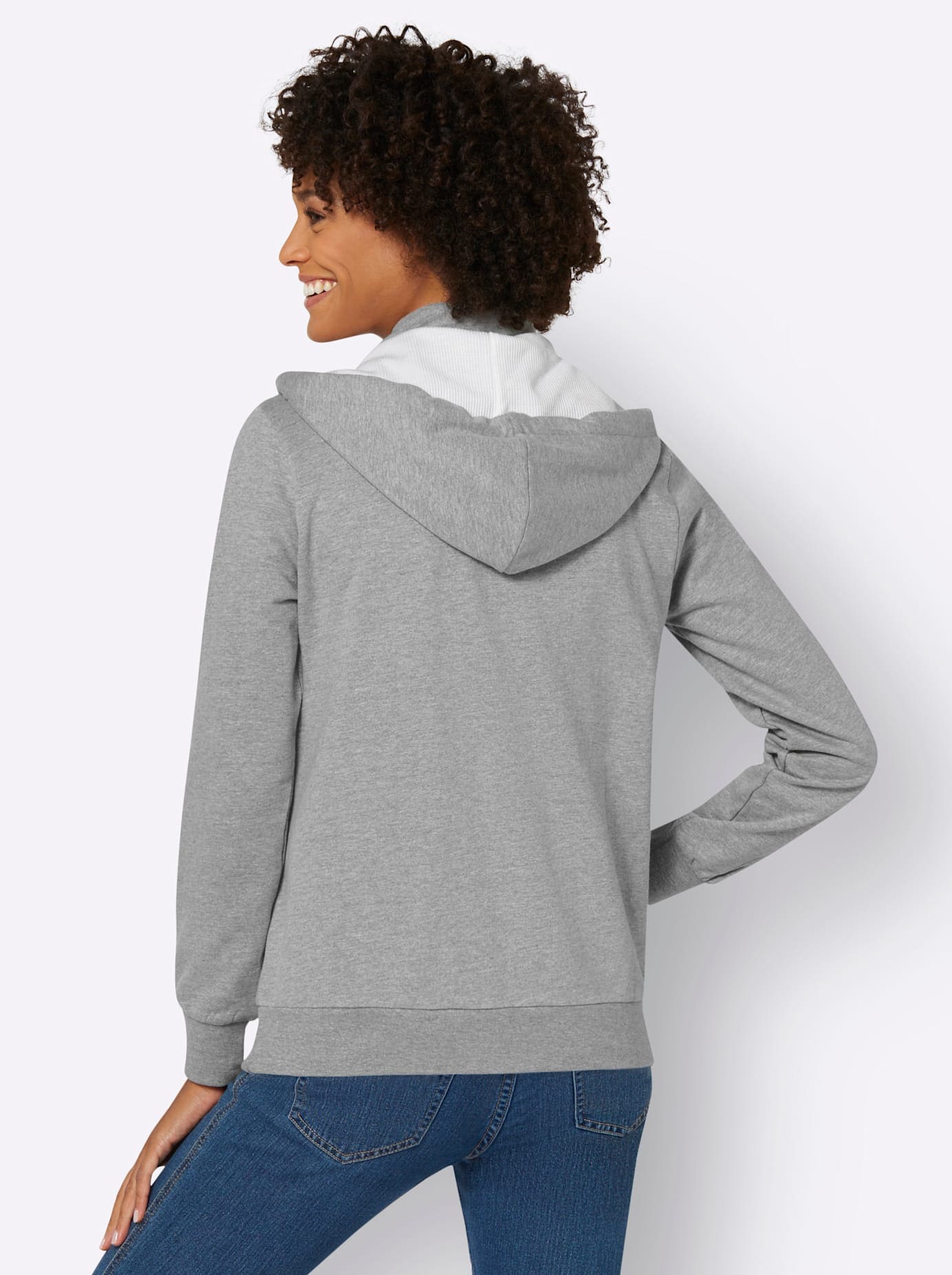 Casual Looks Shirtjacke »Sweatjacke«, (1 tlg.)
