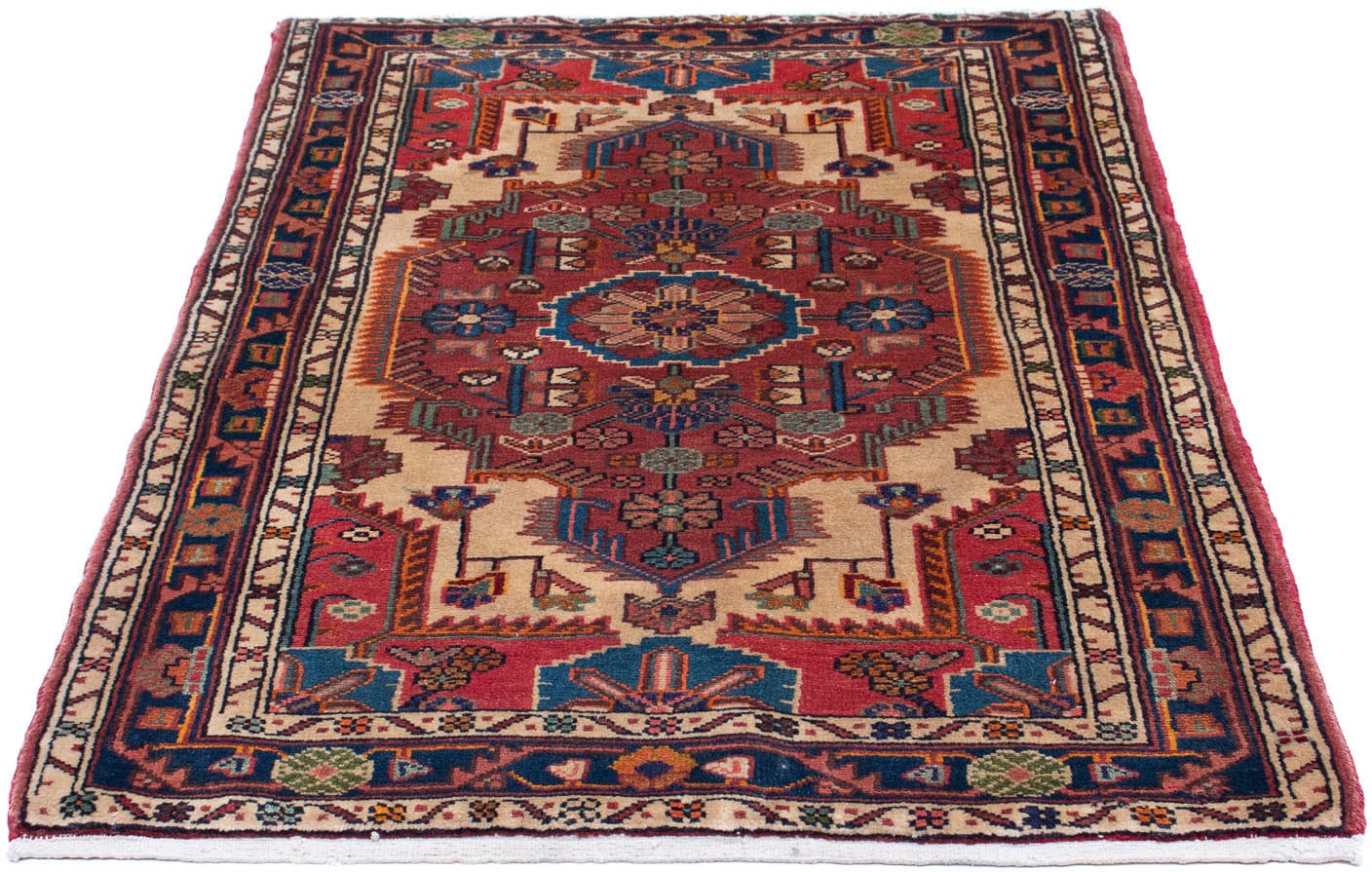 Wollteppich »Kelim Maimene Streifen 447 x 346 cm«, rechteckig, Unikat mit Zertifikat