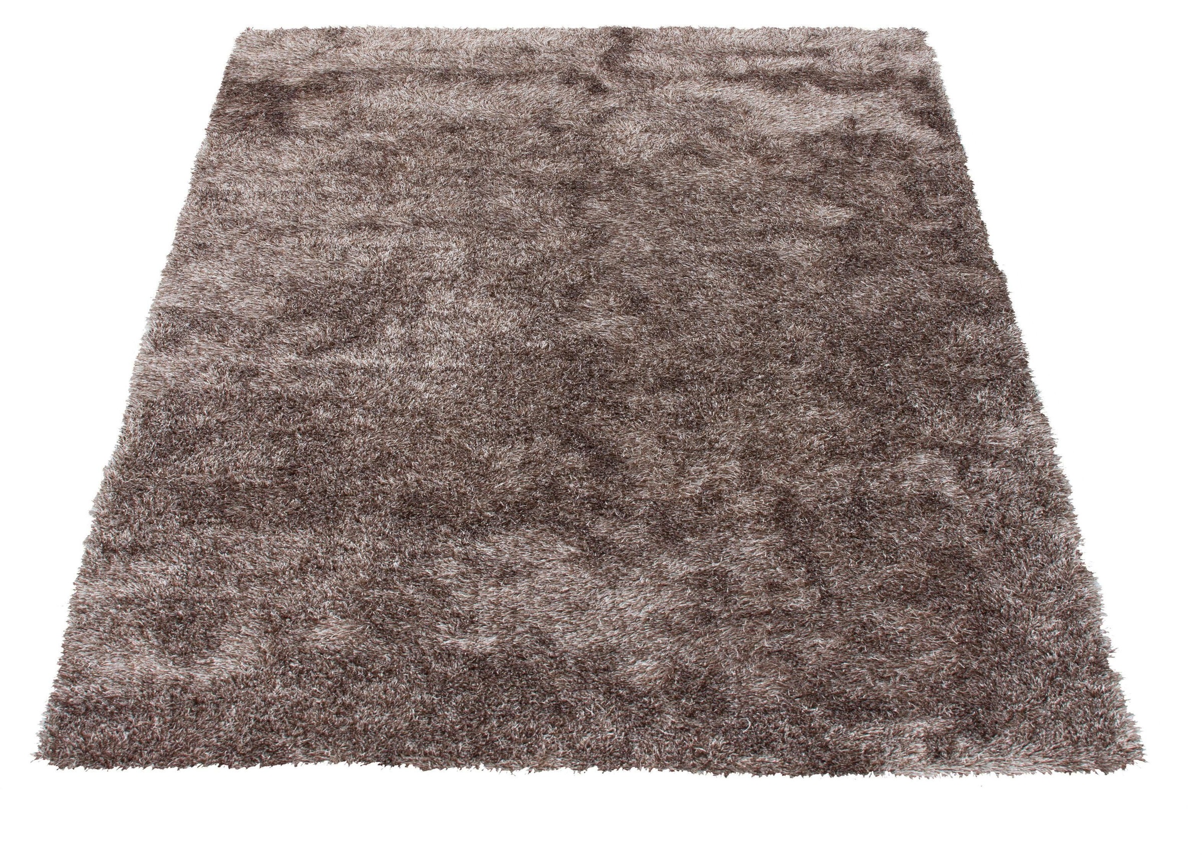 Bruno Banani Hochflor-Teppich »Alga«, rechteckig, 40 mm Höhe, Uni, Shaggy, Langflor, besonders weich und kuschelig, Wohnzimmer