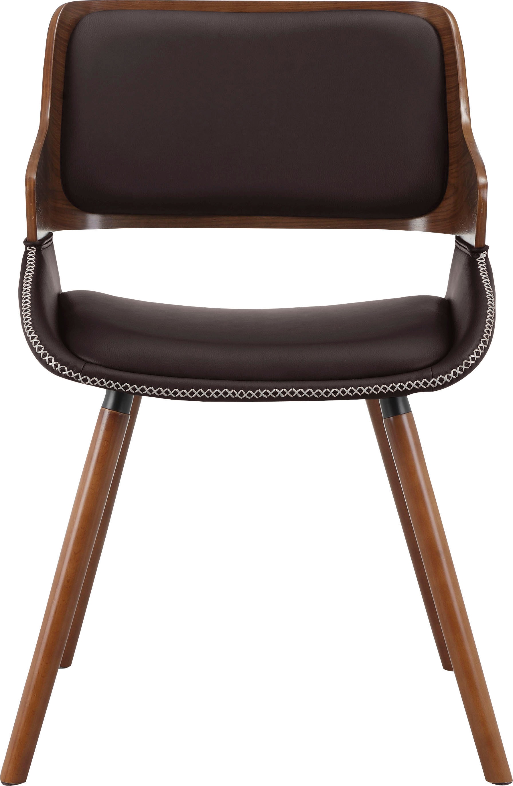 INOSIGN Armlehnstuhl »Yanara«, 2 St., Kunstleder, Pappelholz, festmontierten Sitz- und Rückenkissen, Sitzhöhe 47,5 cm
