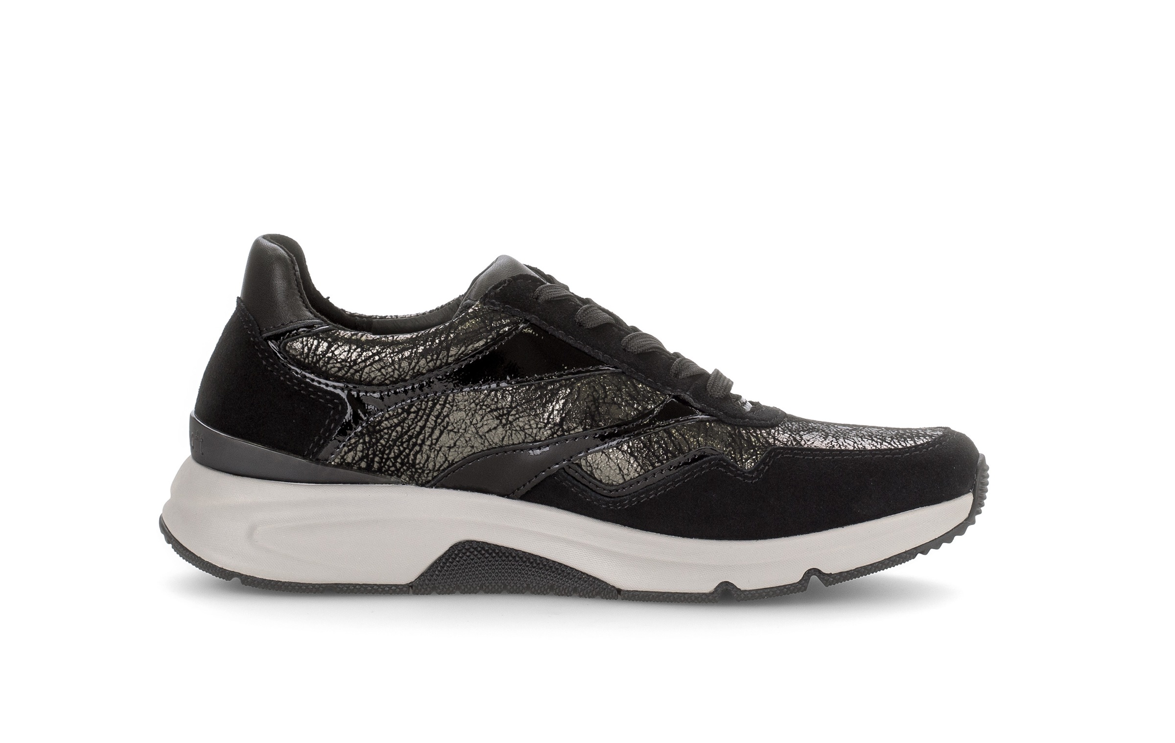 rollingsoft Keilsneaker  Schnürschuh, Halbschuh, Freizeitschuh mit Aussenreissverschluss