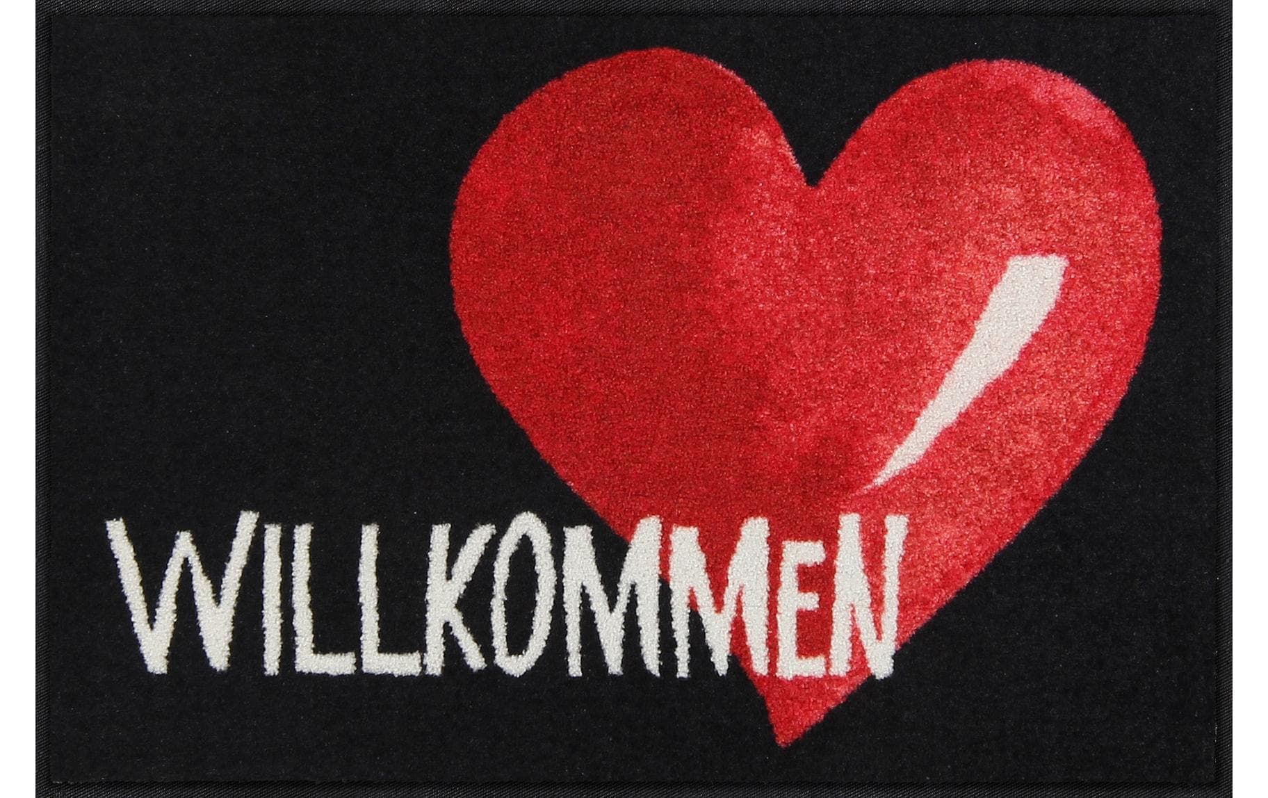 Fussmatte »Salonlöwe Willkommen Grossherzig 50 cm x 75 cm«