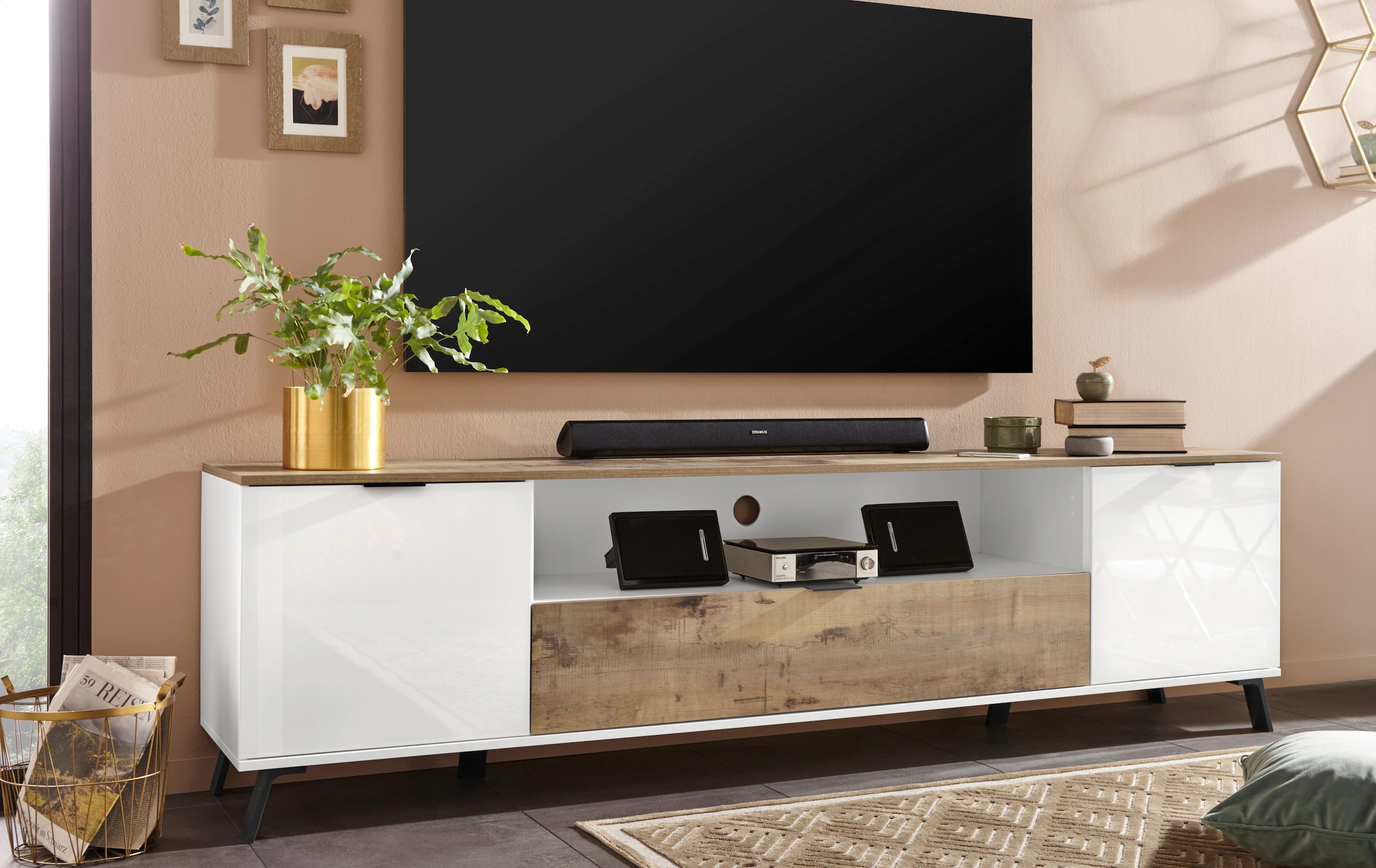 INOSIGN Lowboard »CASANOVATV-Board, TV-Schrank«, Breite ca. 220 cm