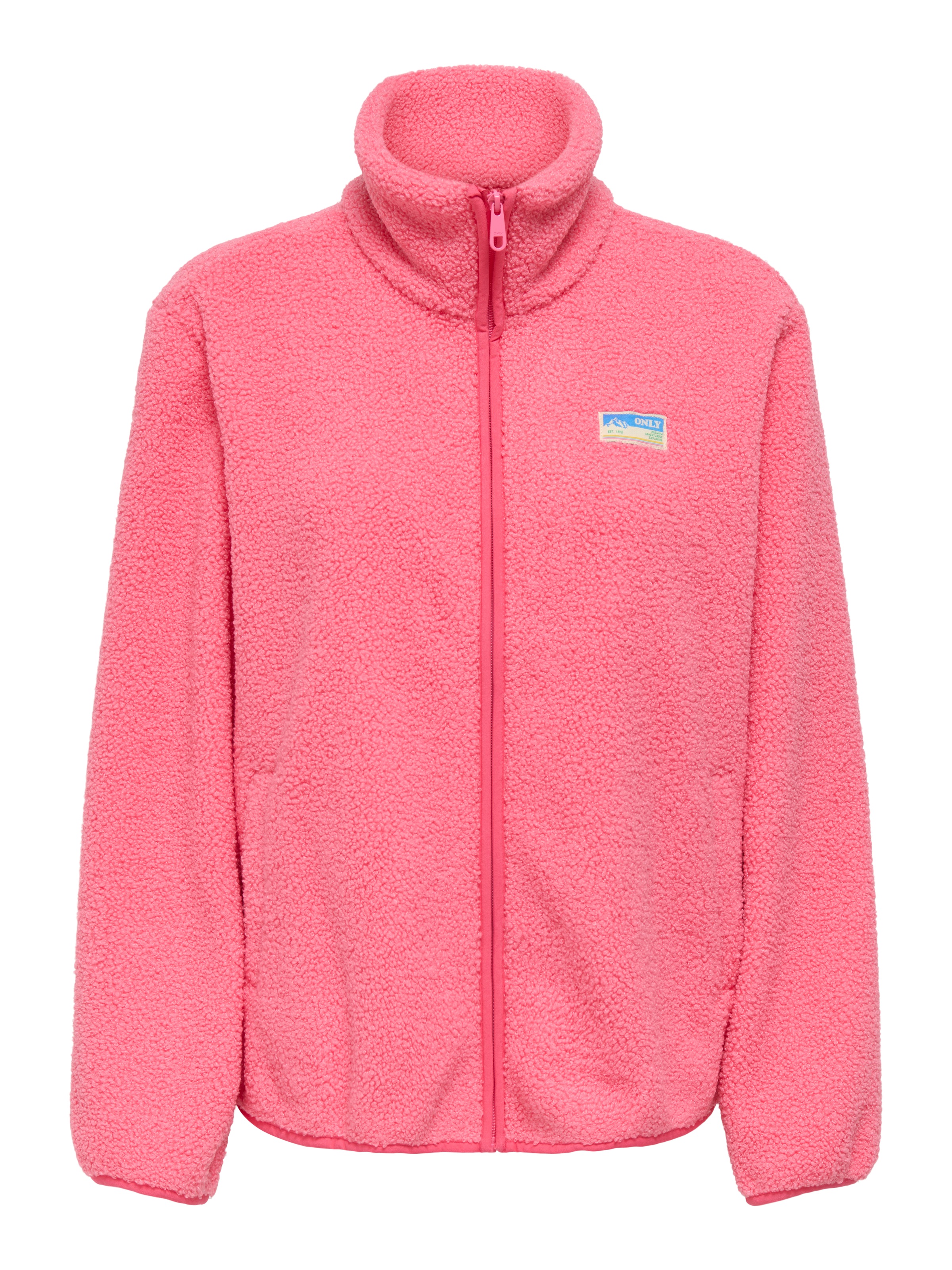 Image of ONLY Plüschjacke "ONLEVA LIFE TEDDY JACKET CC OTW" ohne Kapuze Kunstfaser