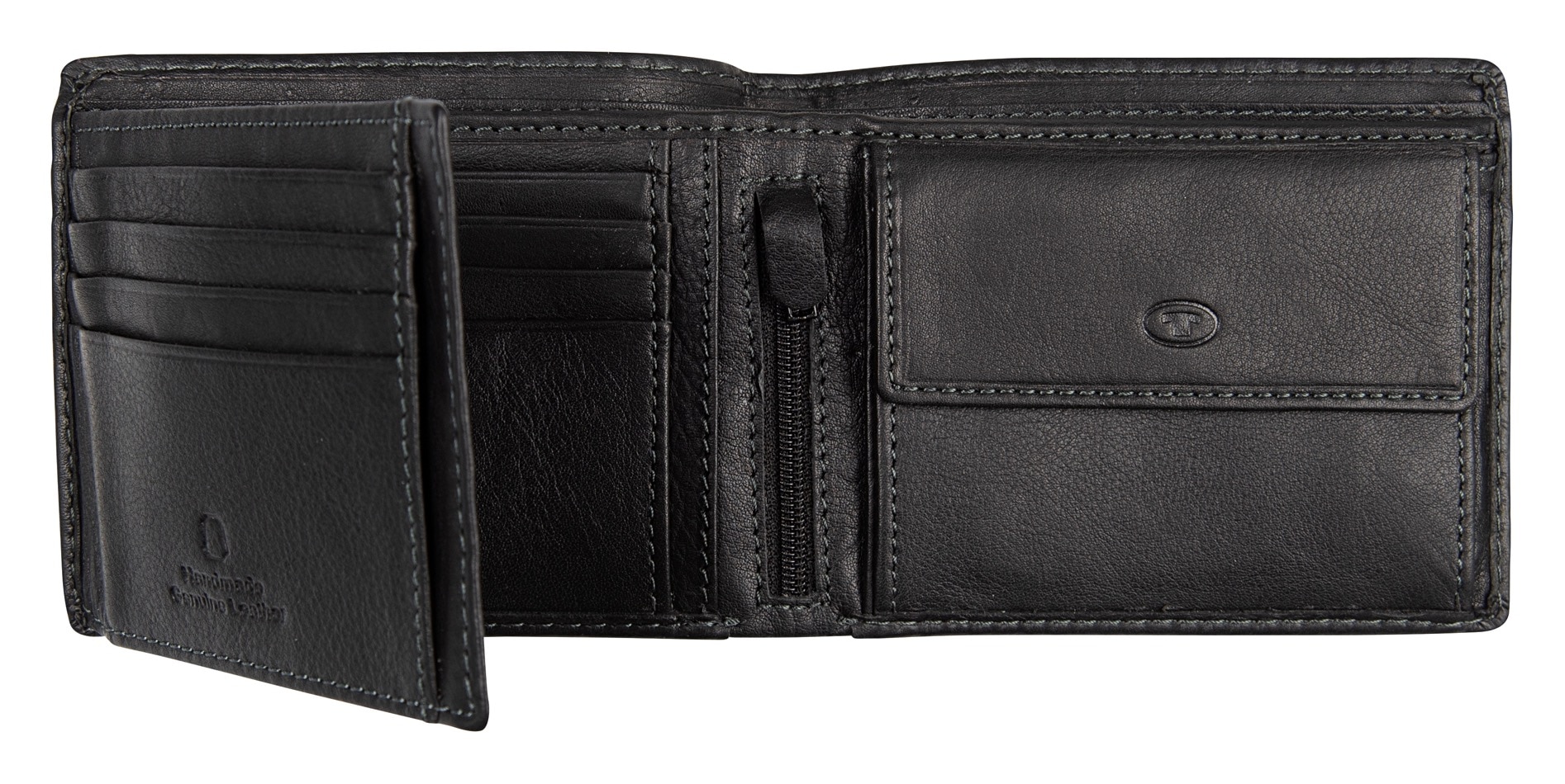 TOM TAILOR Geldbörse »LARY« im Querformat aus echtem Leder