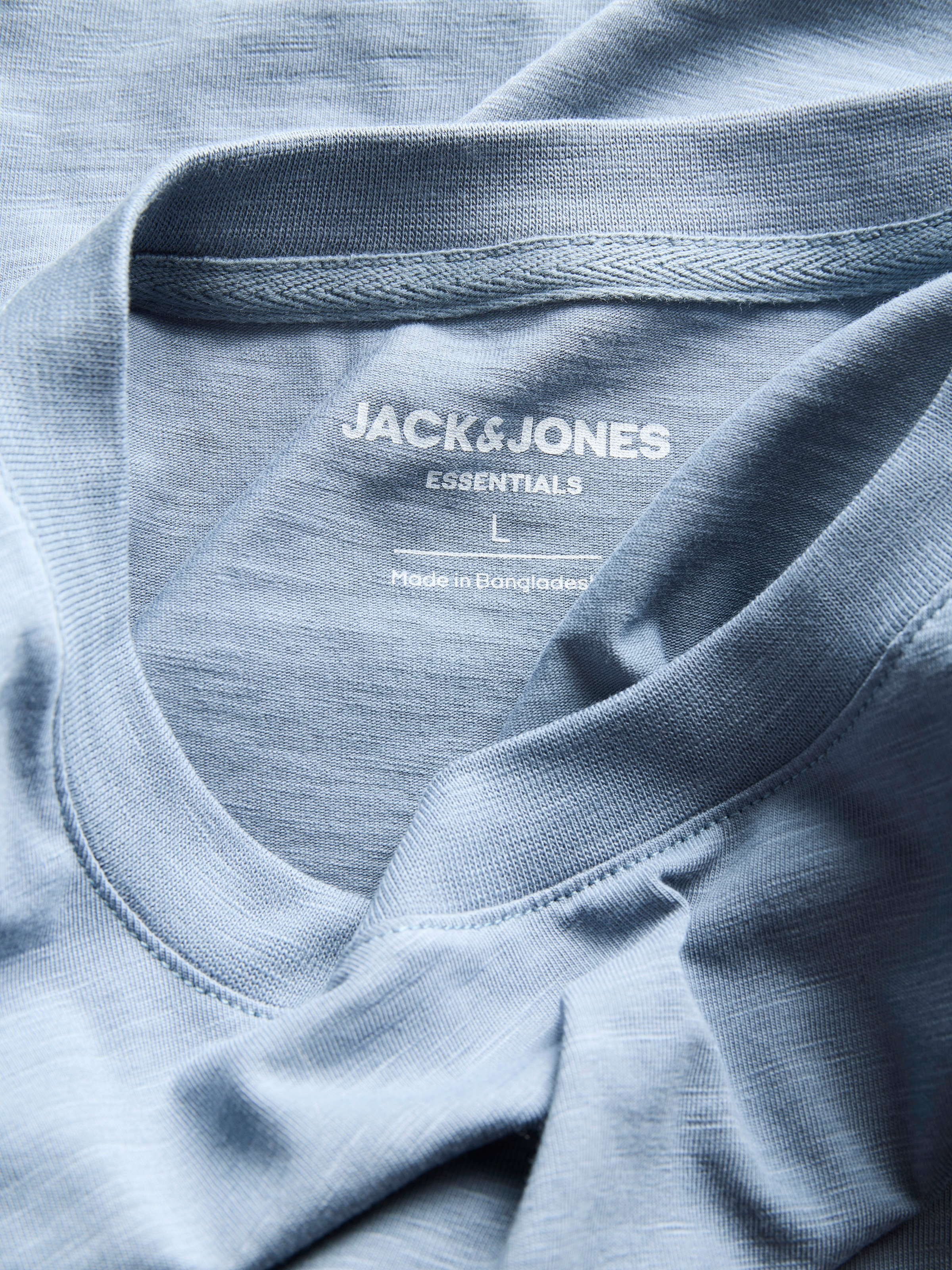 Jack & Jones T-shirt à manches courtes »JJEDOVER SLUB TEE SS NOOS« Baumwollmischung, relaxed fit