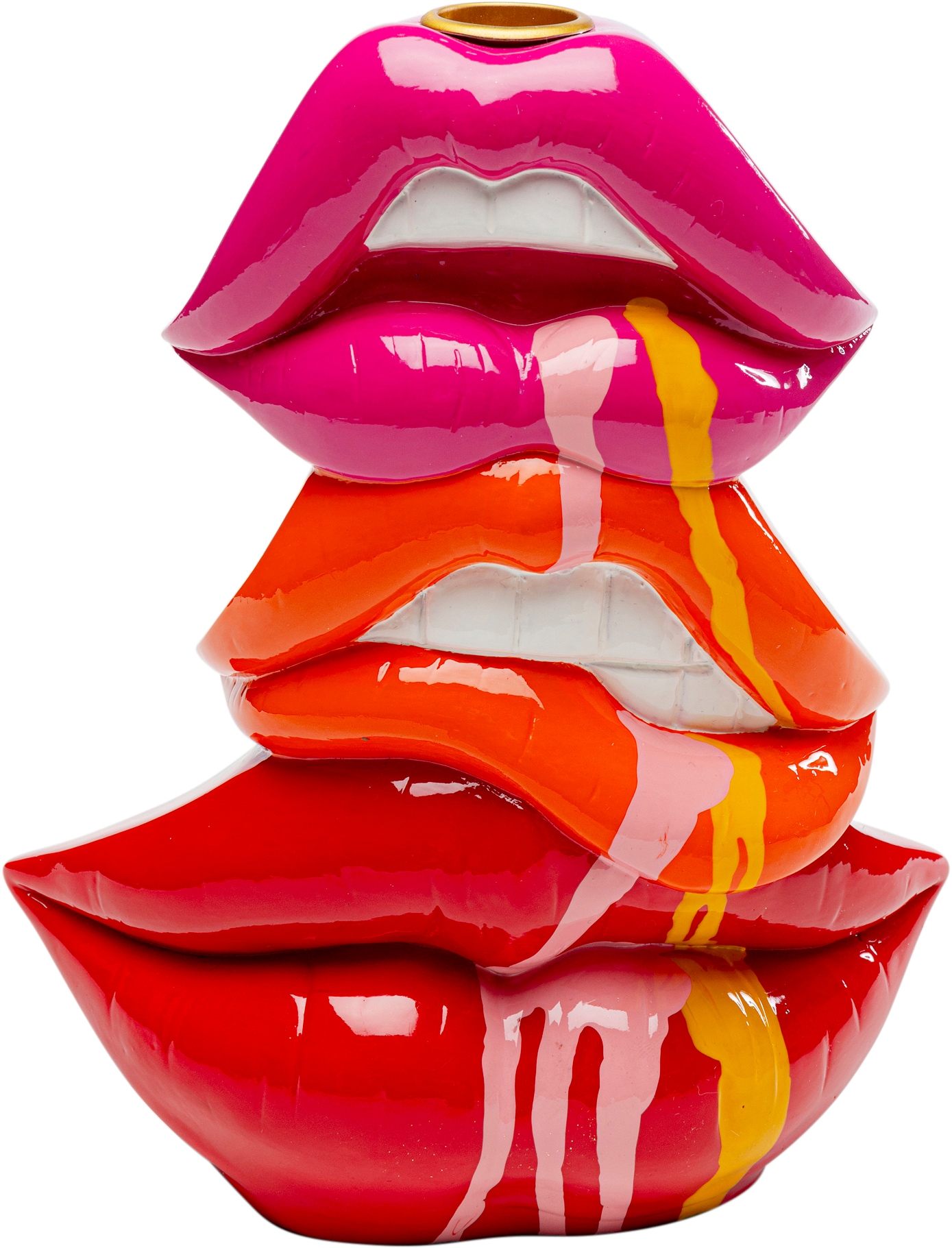 Kare Design Kerzenständer »Kerzenständer Lips 17cm«