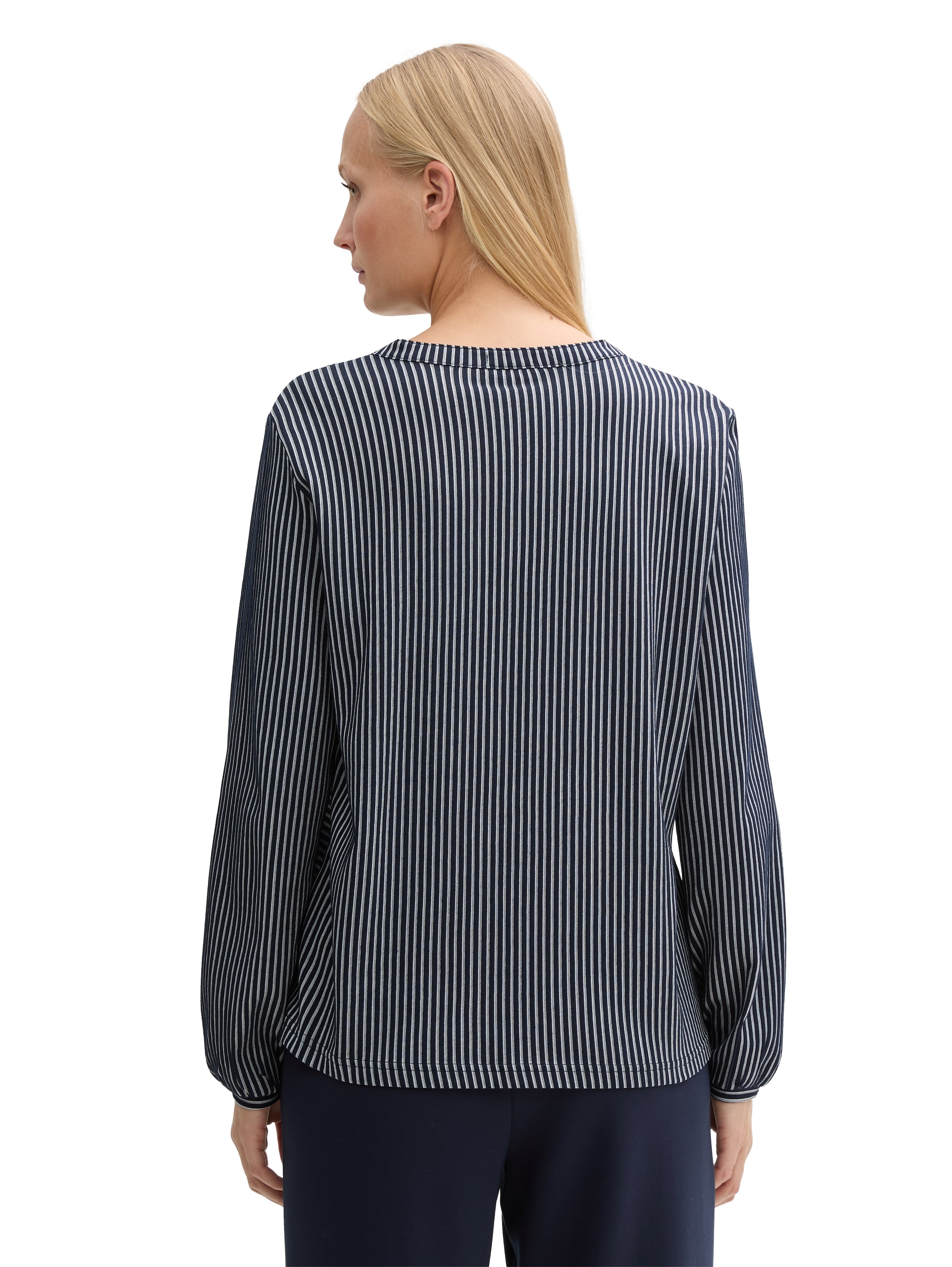 TOM TAILOR Ballonshirt, mit Streifen