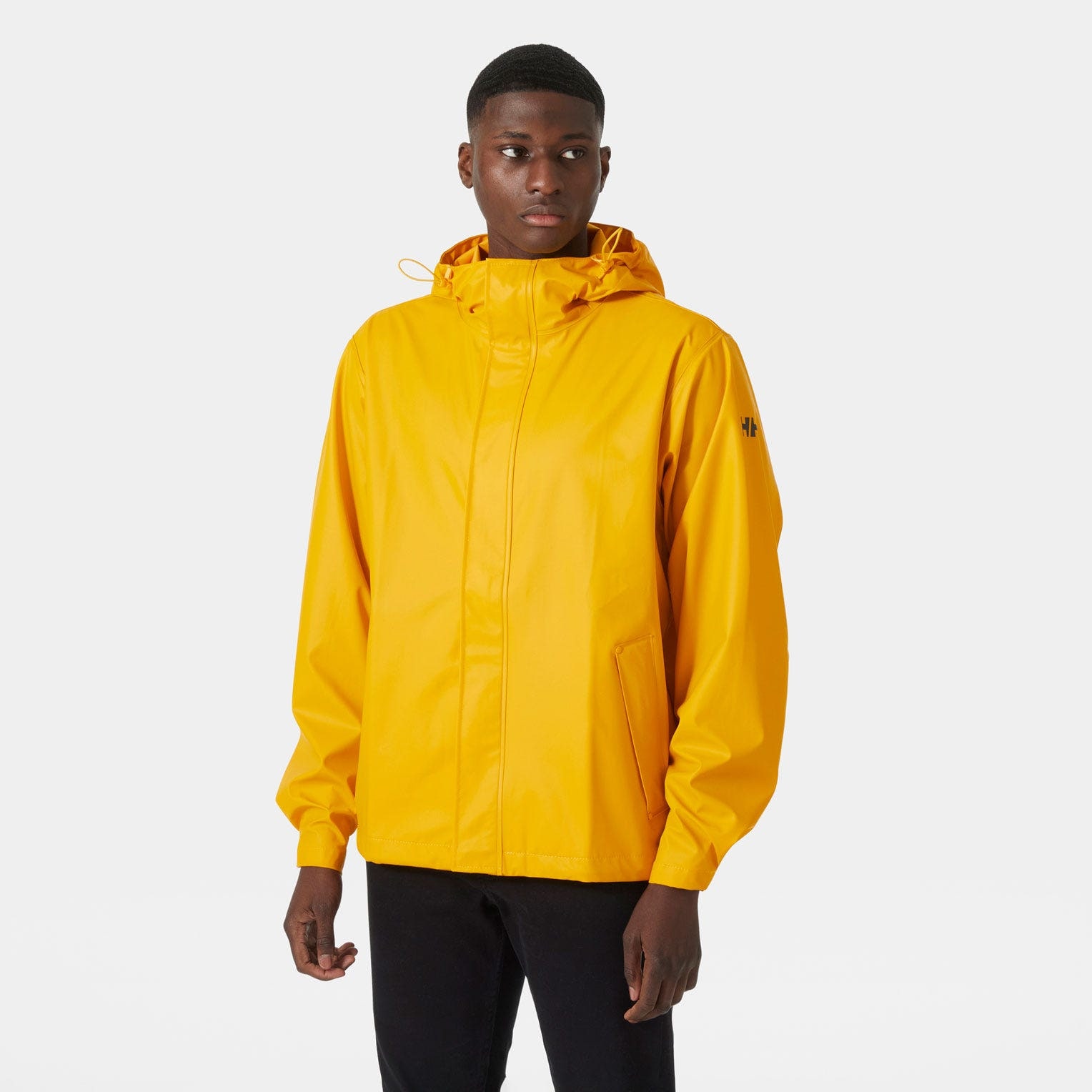 Image of Helly Hansen Regenjacke "MOSS JACKET" mit Kapuze sportlich, mit wasserdichter Helox+-Gewebetechnologie, winddicht