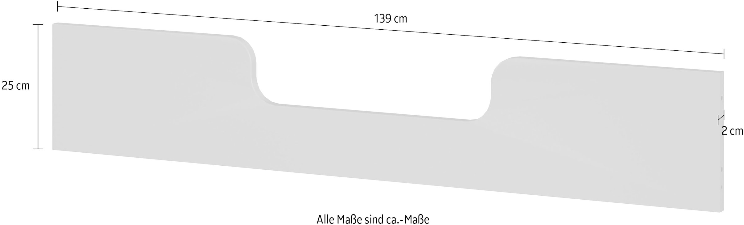 GERMANIA Côtés transformables »Tomino« 1 cuis tlg. Hohe Umbauseite für Kinderbett, Kindersofa mit Rausfallschutz
