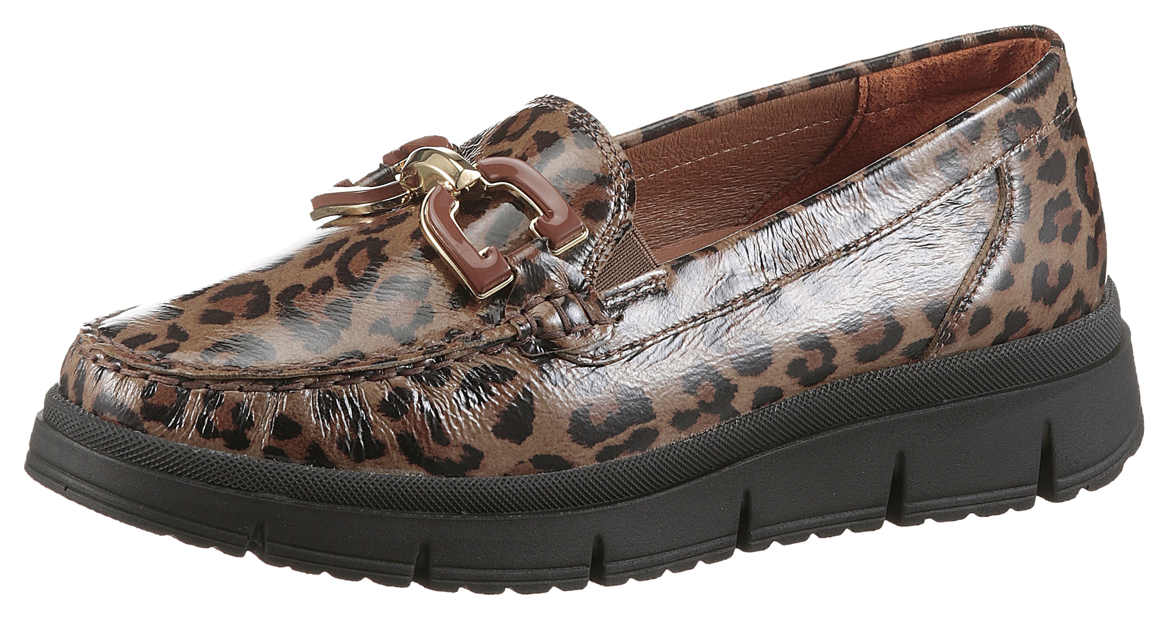 Image of Waldläufer Mokassin "H-PINA" Slipper, Schlupfschuh, Loafer, in Komfortweite H (= sehr weit)