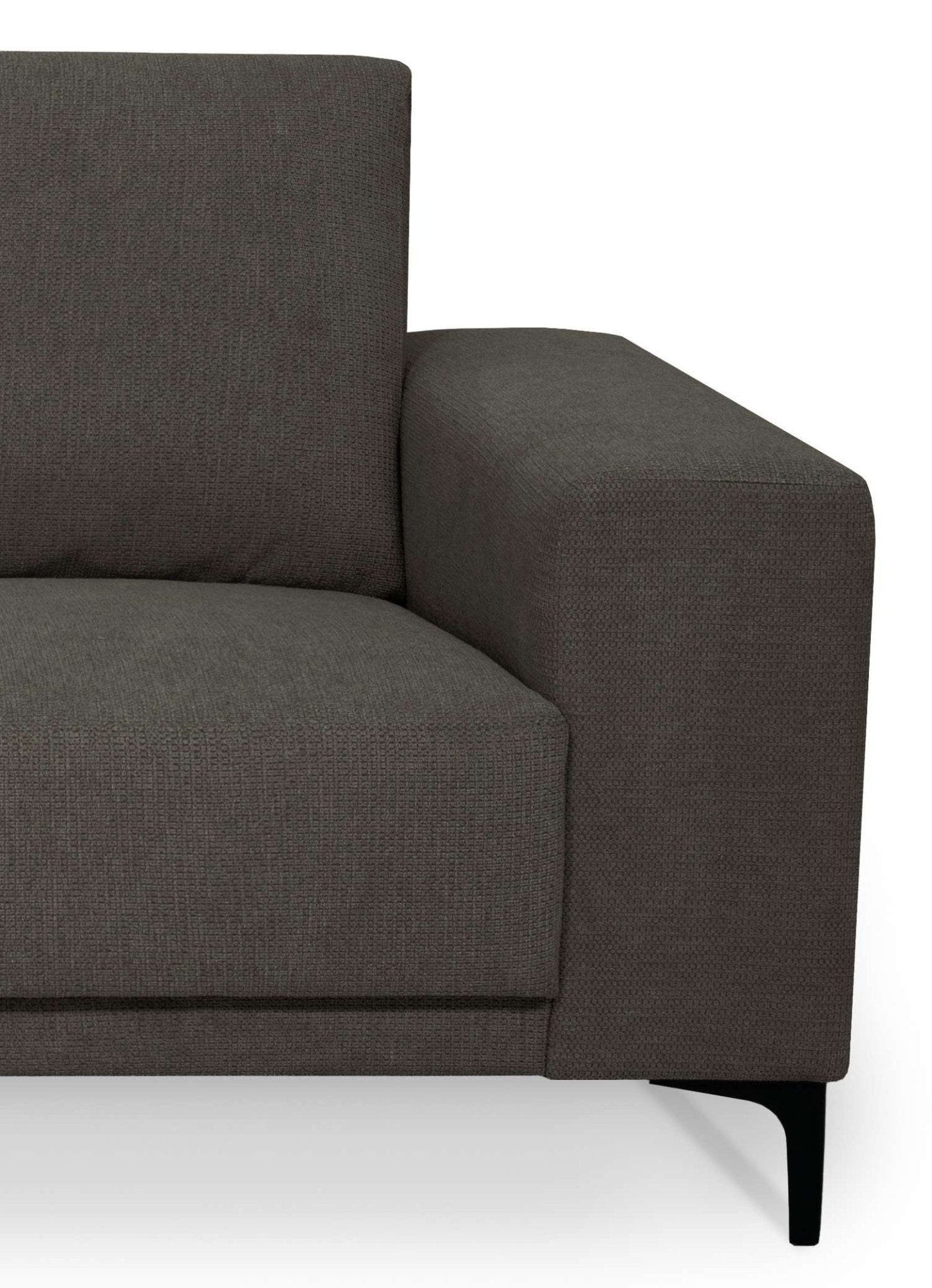 GOODproduct Canapé d'angle »Xander, L-Form« Largeur 280 cm, chenille toucher doux, pieds métalliques noirs